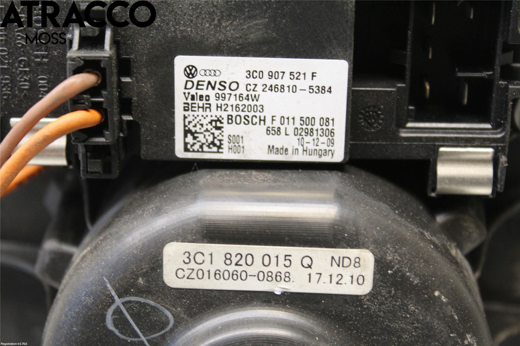 Volkswagen VW PASSAT 11-14 Varmeapparat Viftemotor