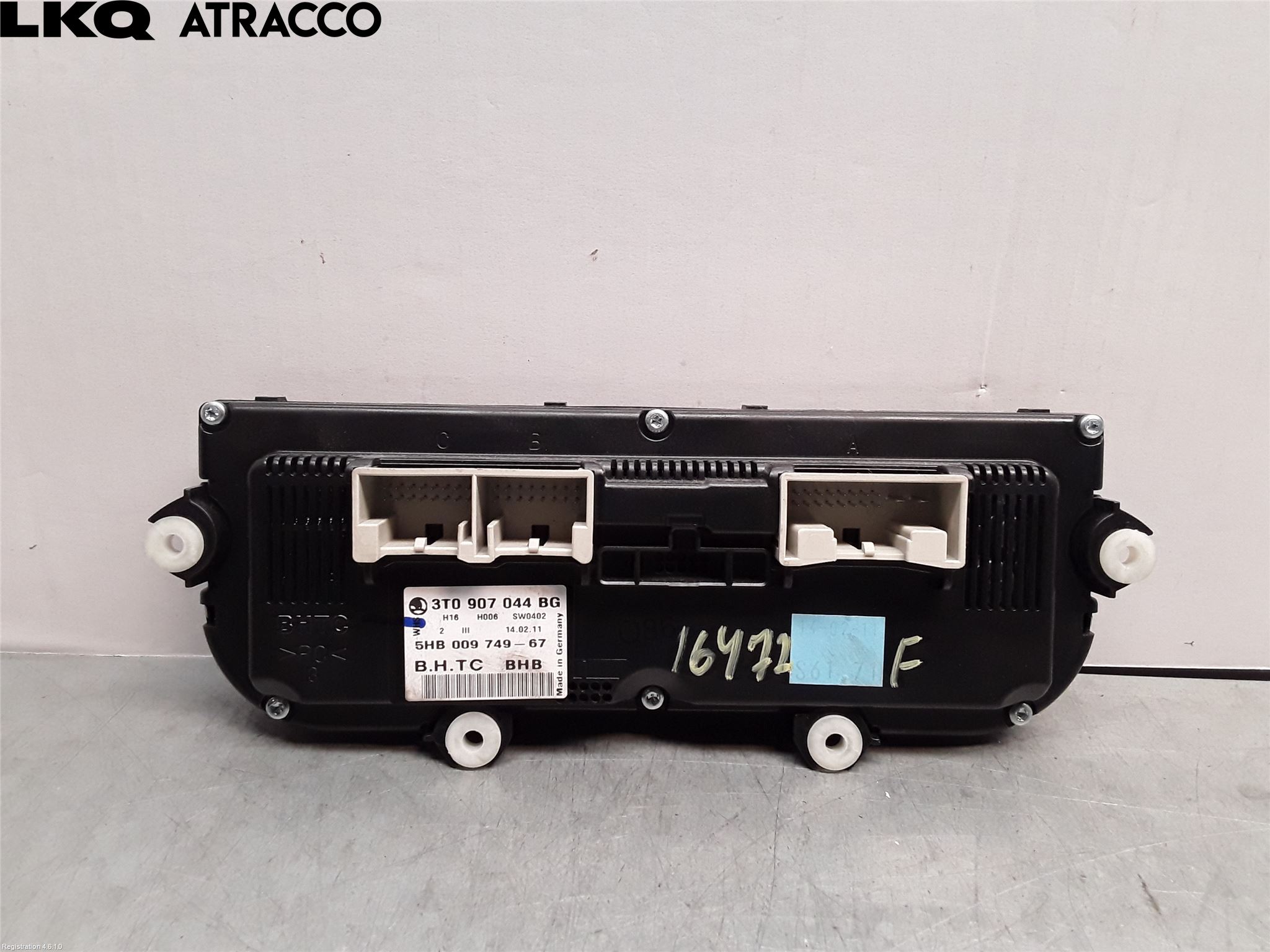 Skoda SUPERB 09-15 Varme Ac Betjening-Display