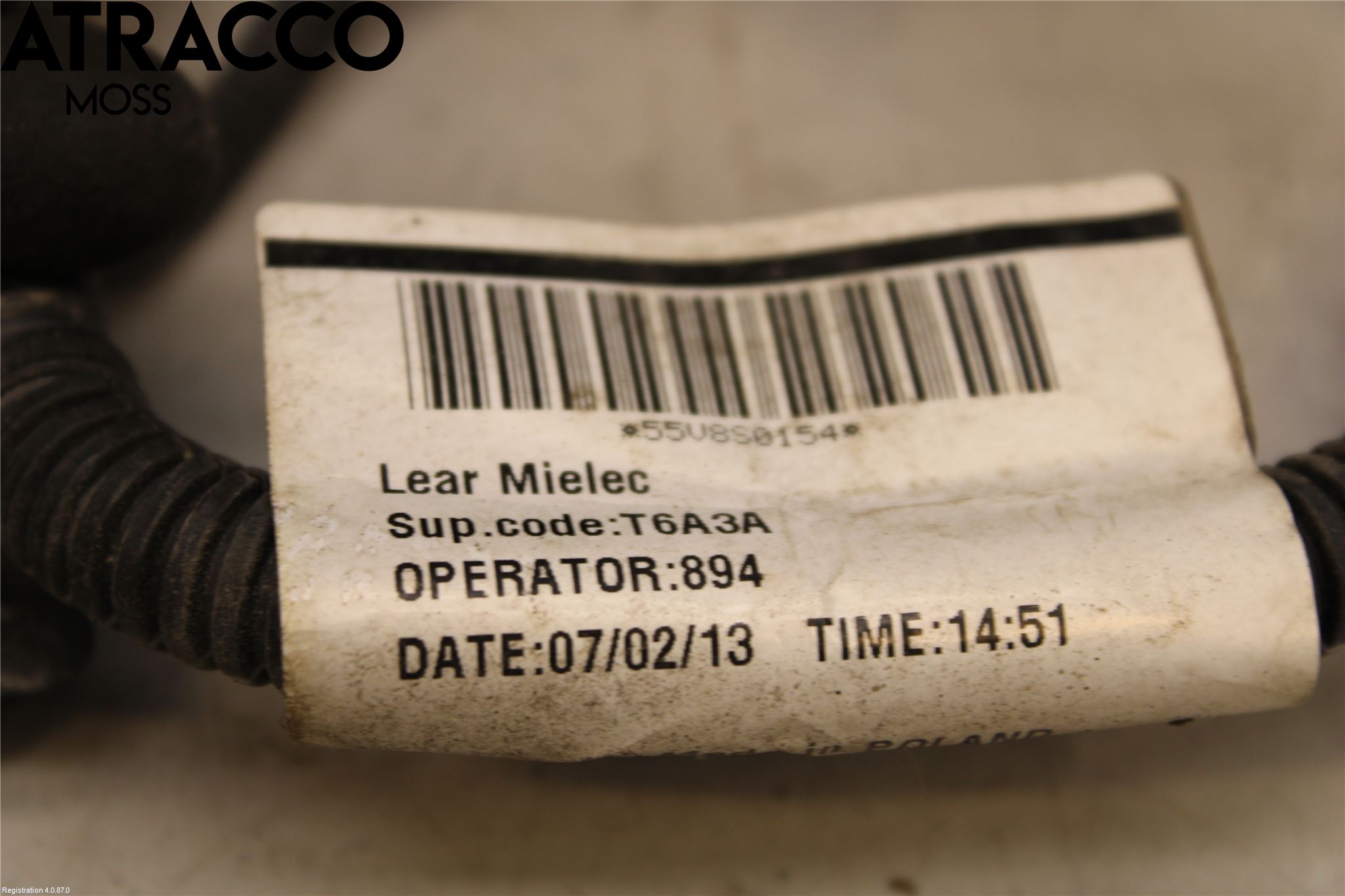 Volvo V40 12-19 Ledningsnett