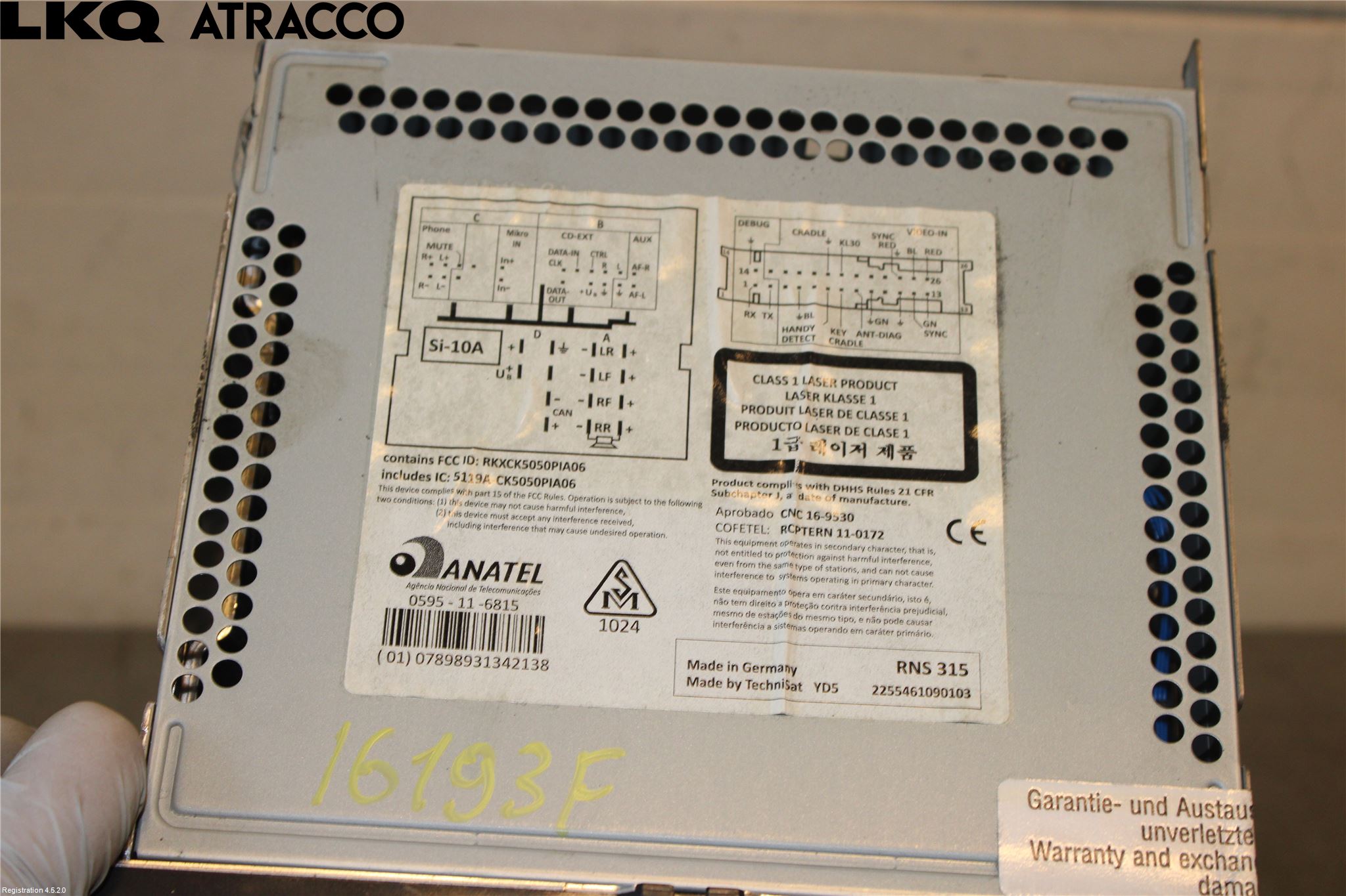 Skoda SUPERB 09-15 Stereo Radio Med Cd