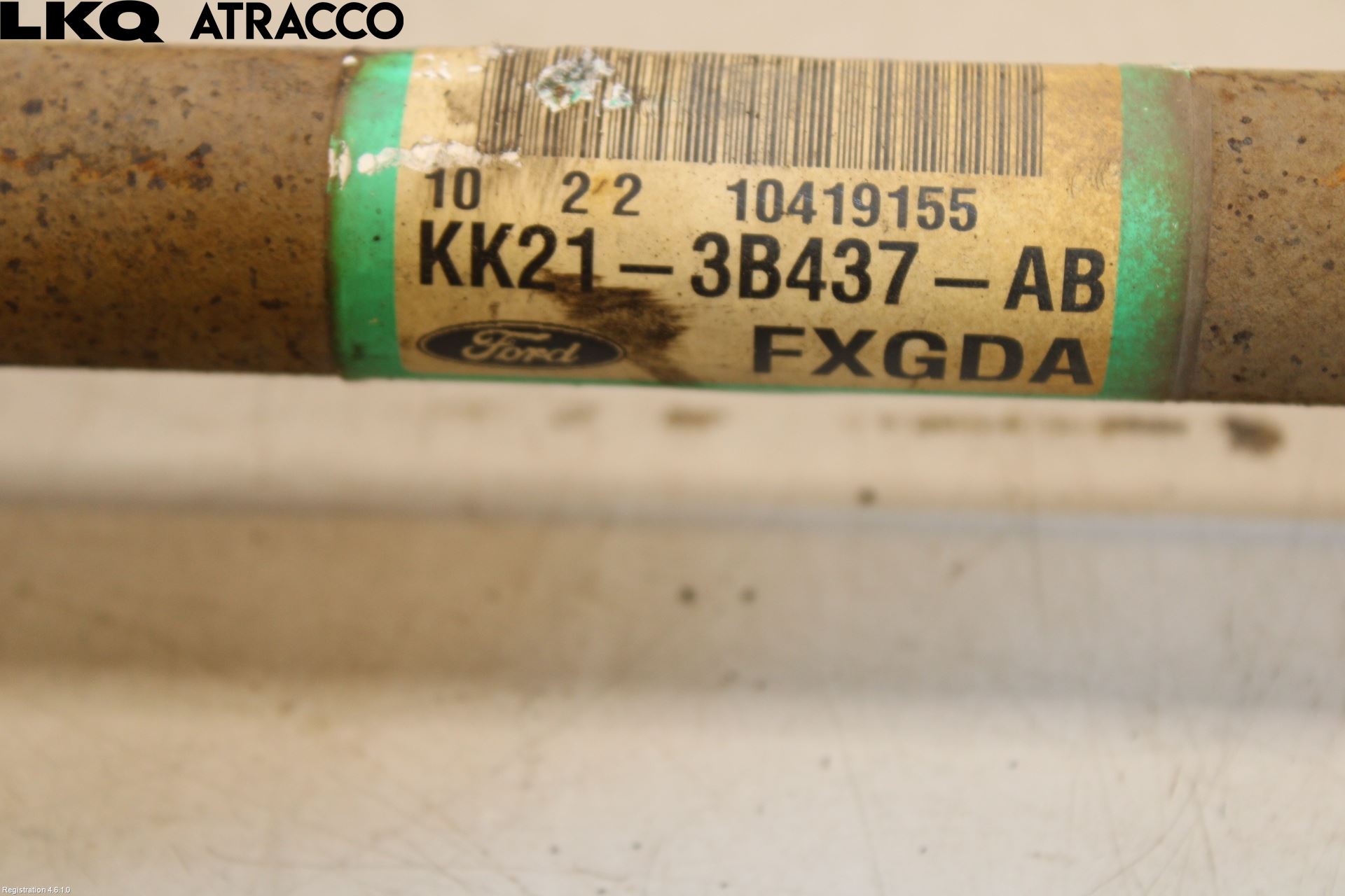 Ford TRANSIT/TOURNEO CUSTOM 13-24 Drivaksel Foran Kompl Venstre