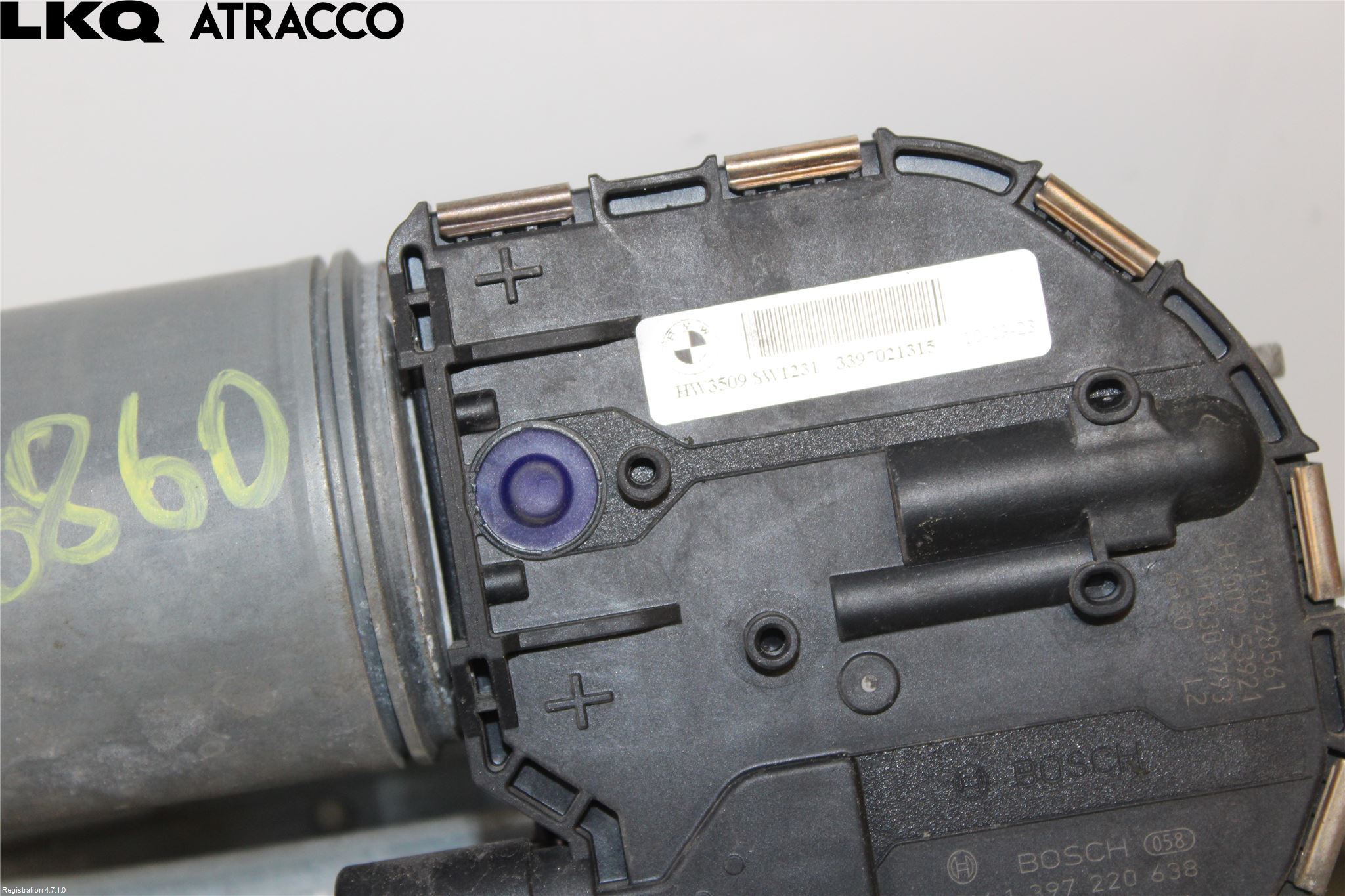 BMW X3 F25 10-17 Viskermotor Frontrute