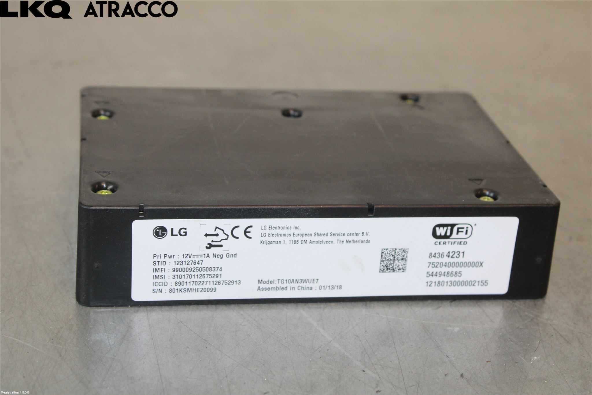 Opel AMPERA 17- Styreenhet Øvrig