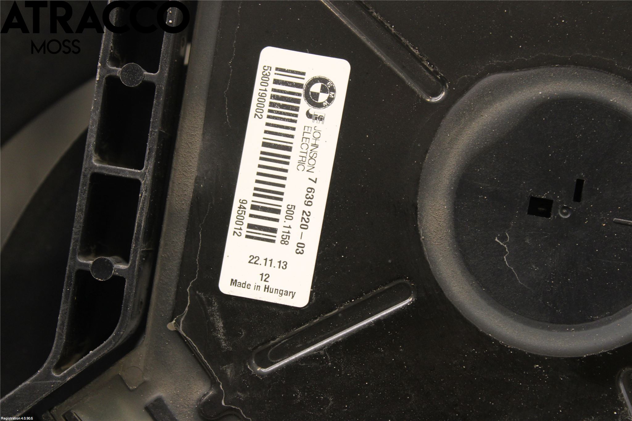 BMW i3 I01 13-22 Kjølevifte Elektrisk