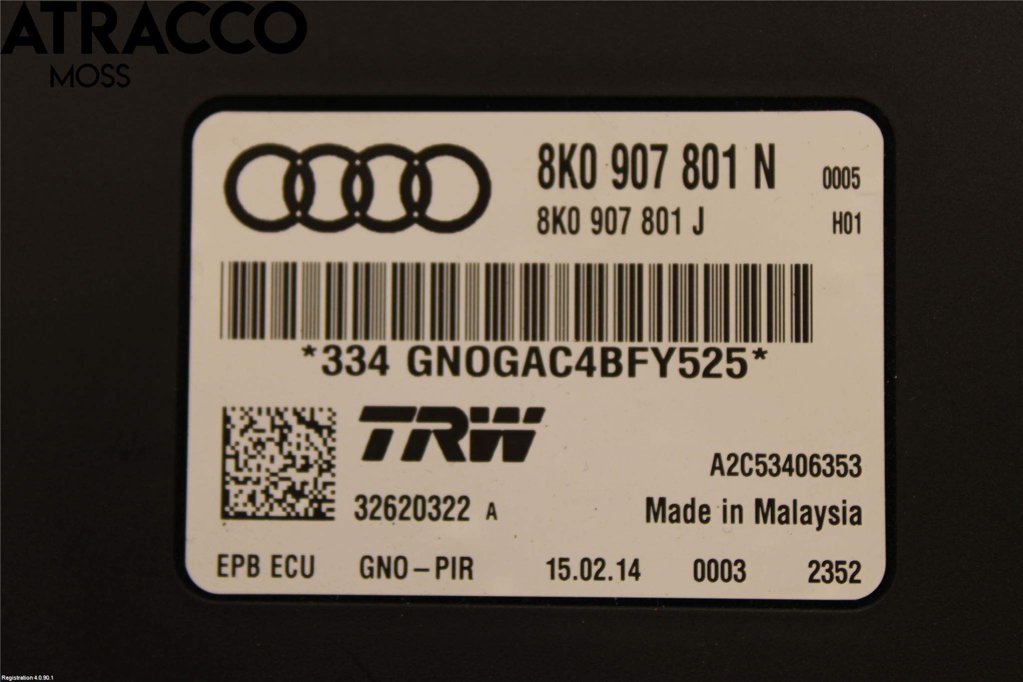 Audi A4 12-15 Styreenhet Parkbrems