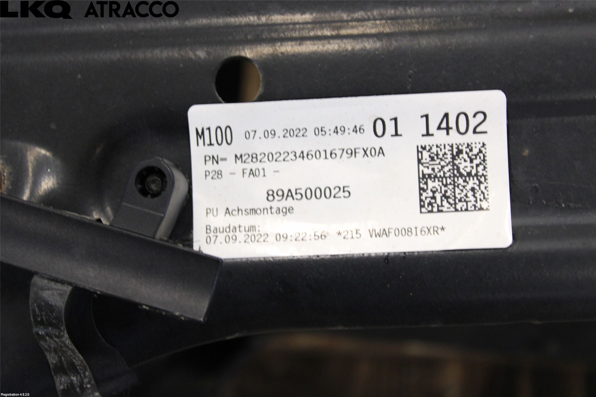 Audi Q4 E-TRON FZ 22- Bakaksel Feste Travers-Ramme