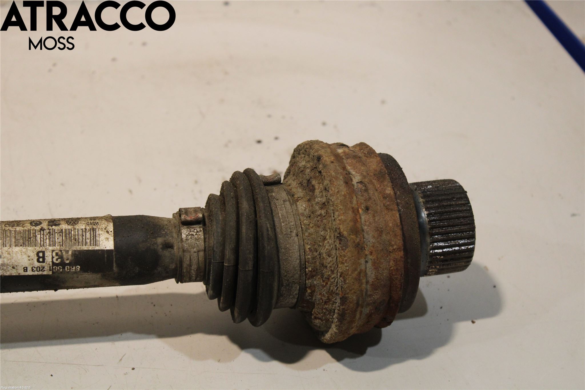 Audi Q5 09-16 Drivaksel Bak Kompl Høyre