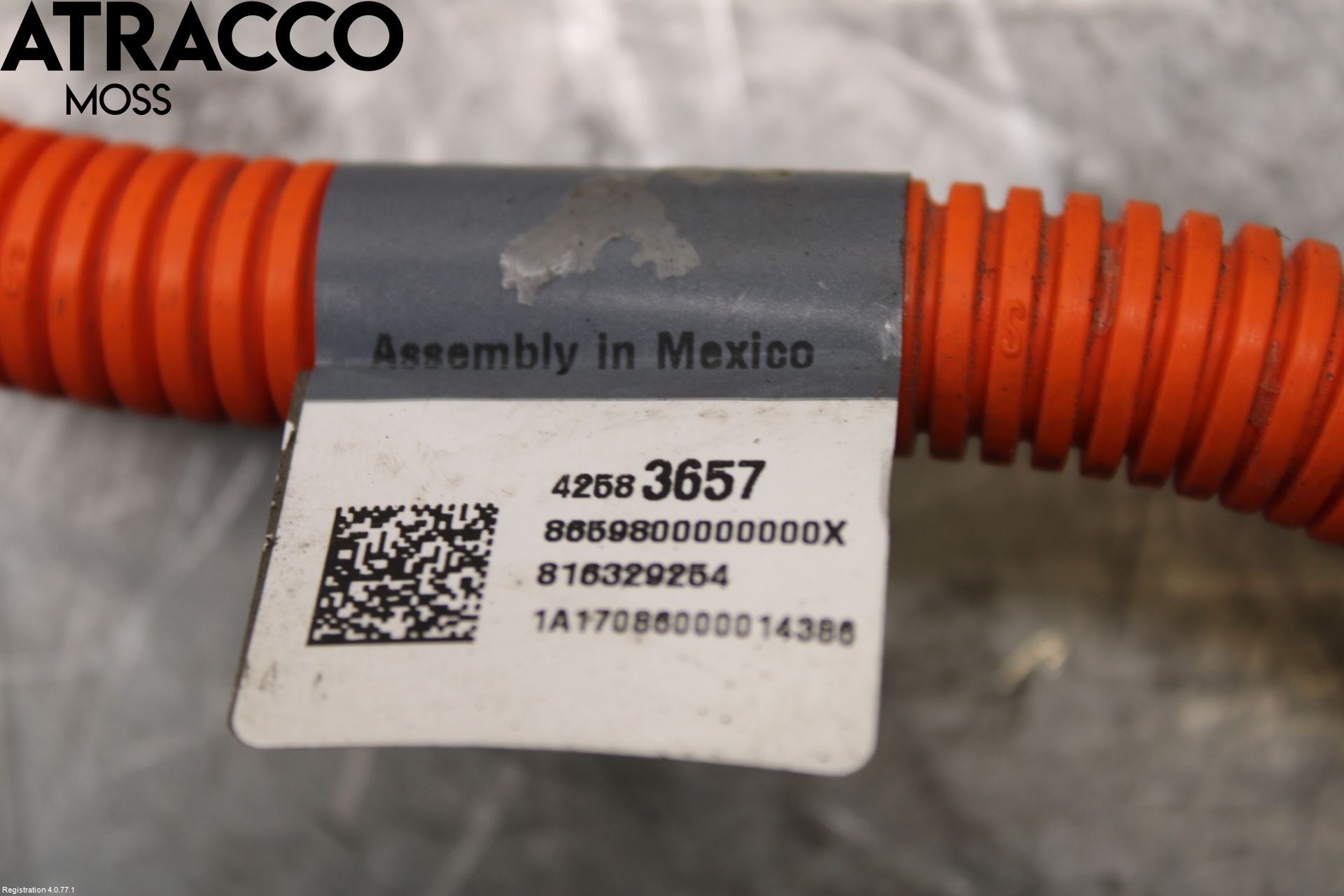 Opel AMPERA 17- Kabelhärva Högspänning