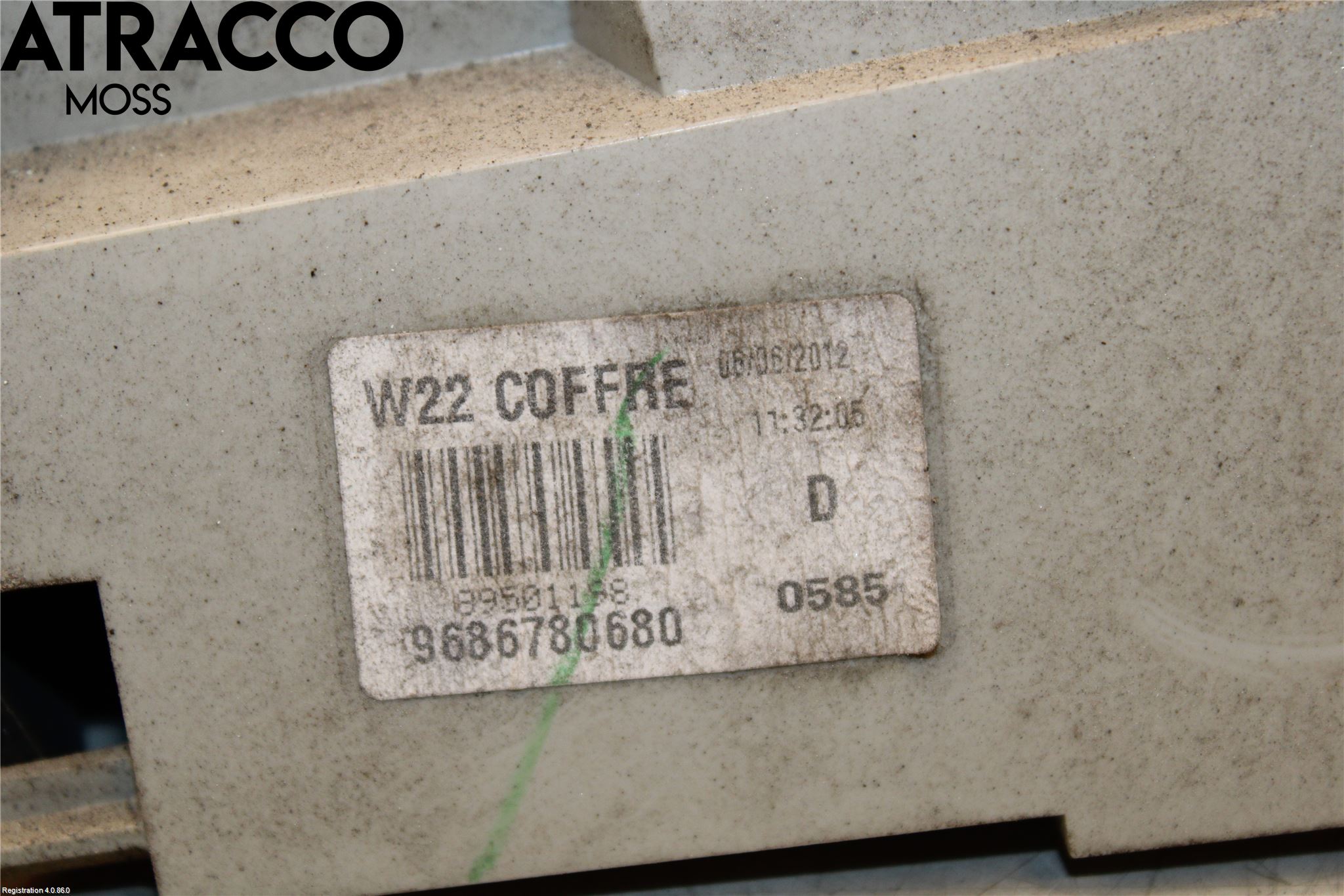 Peugeot 508 11-18 Baklykt Høyre  På Luke(Indre)