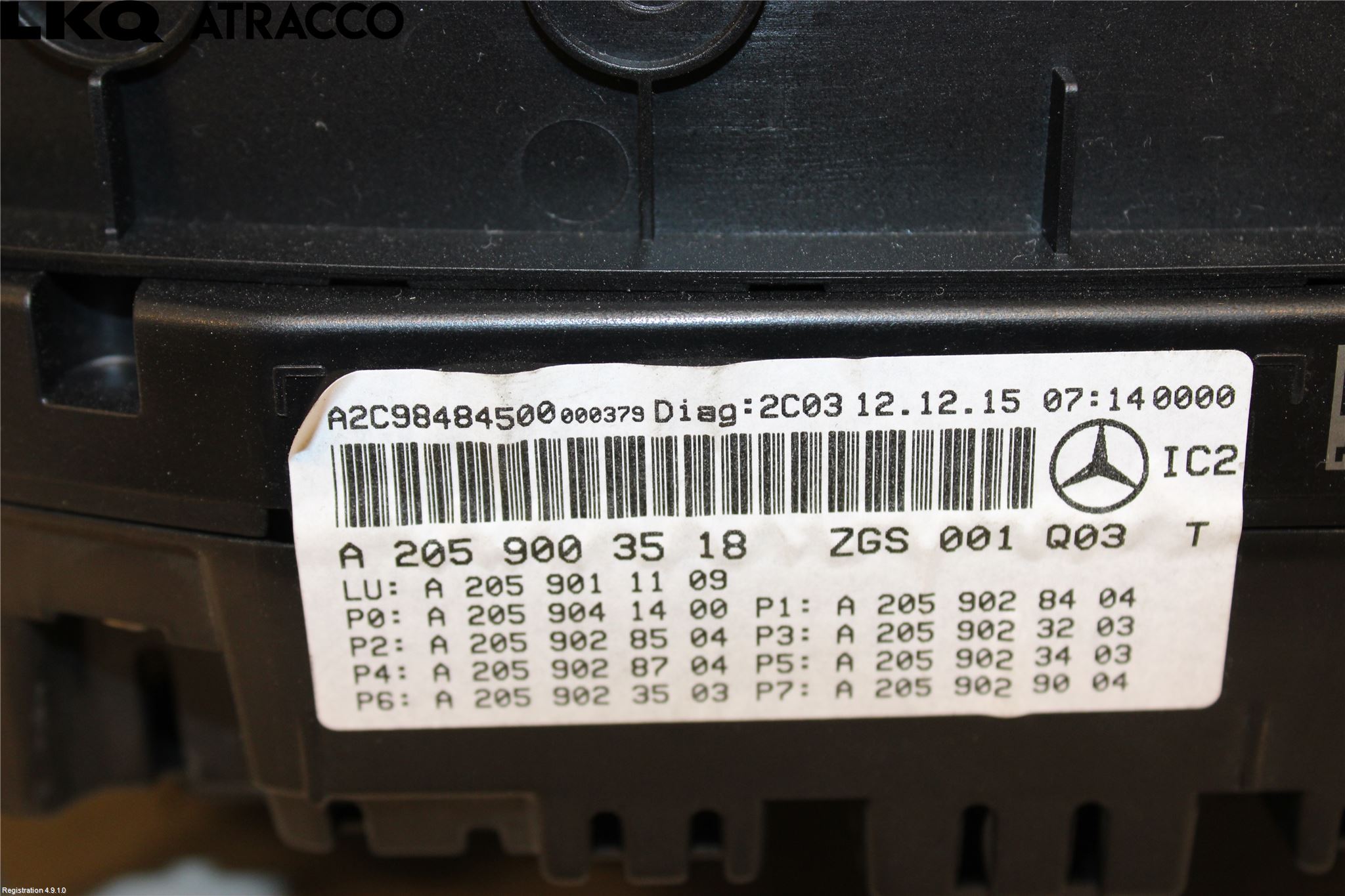 Mercedes-Benz MB C-KLASS (W205) 14-21 Instr Kombinert