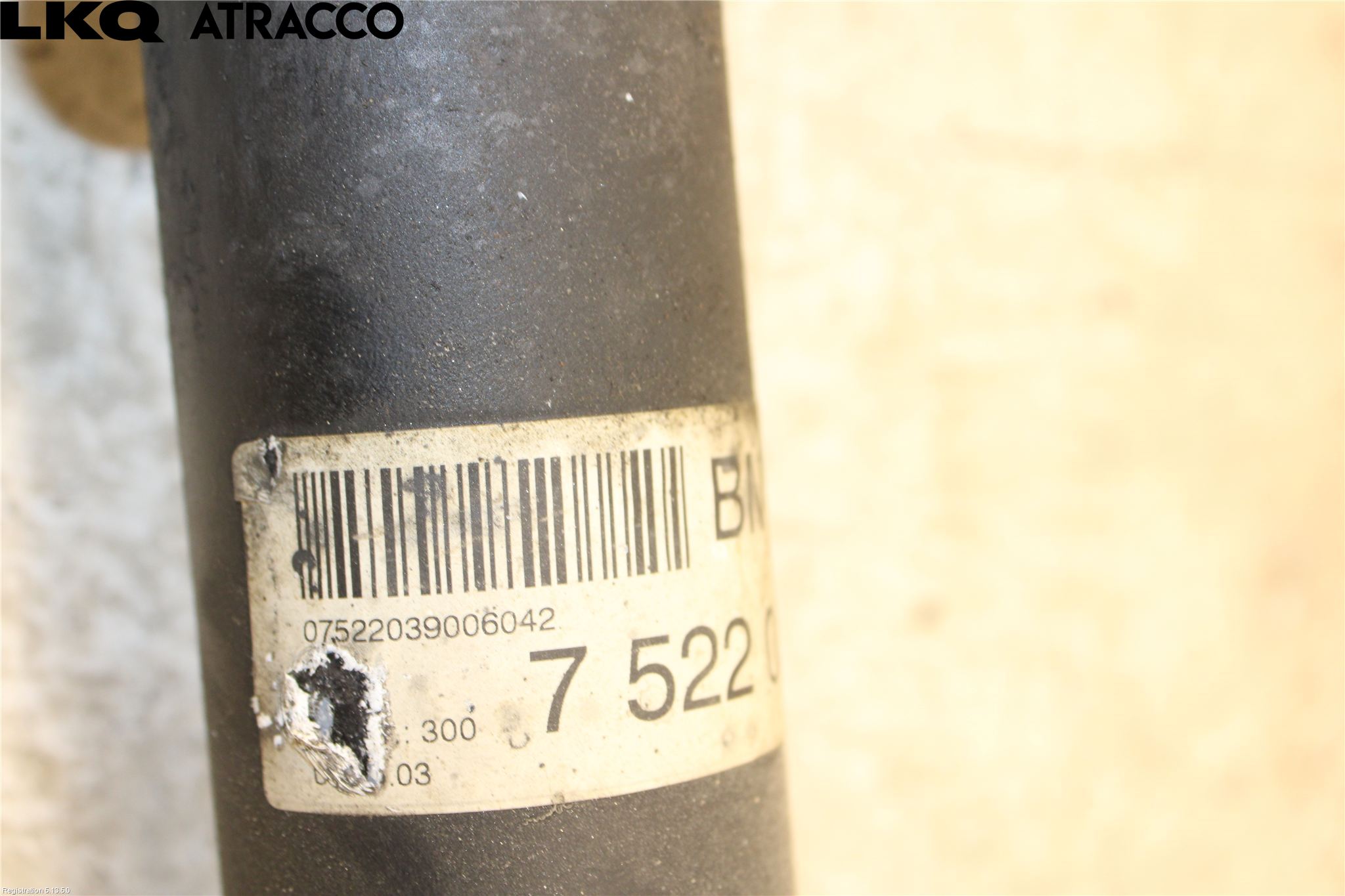 BMW 5 E60/61 Sed/Tou 02-10 Mellomaksel Kompl