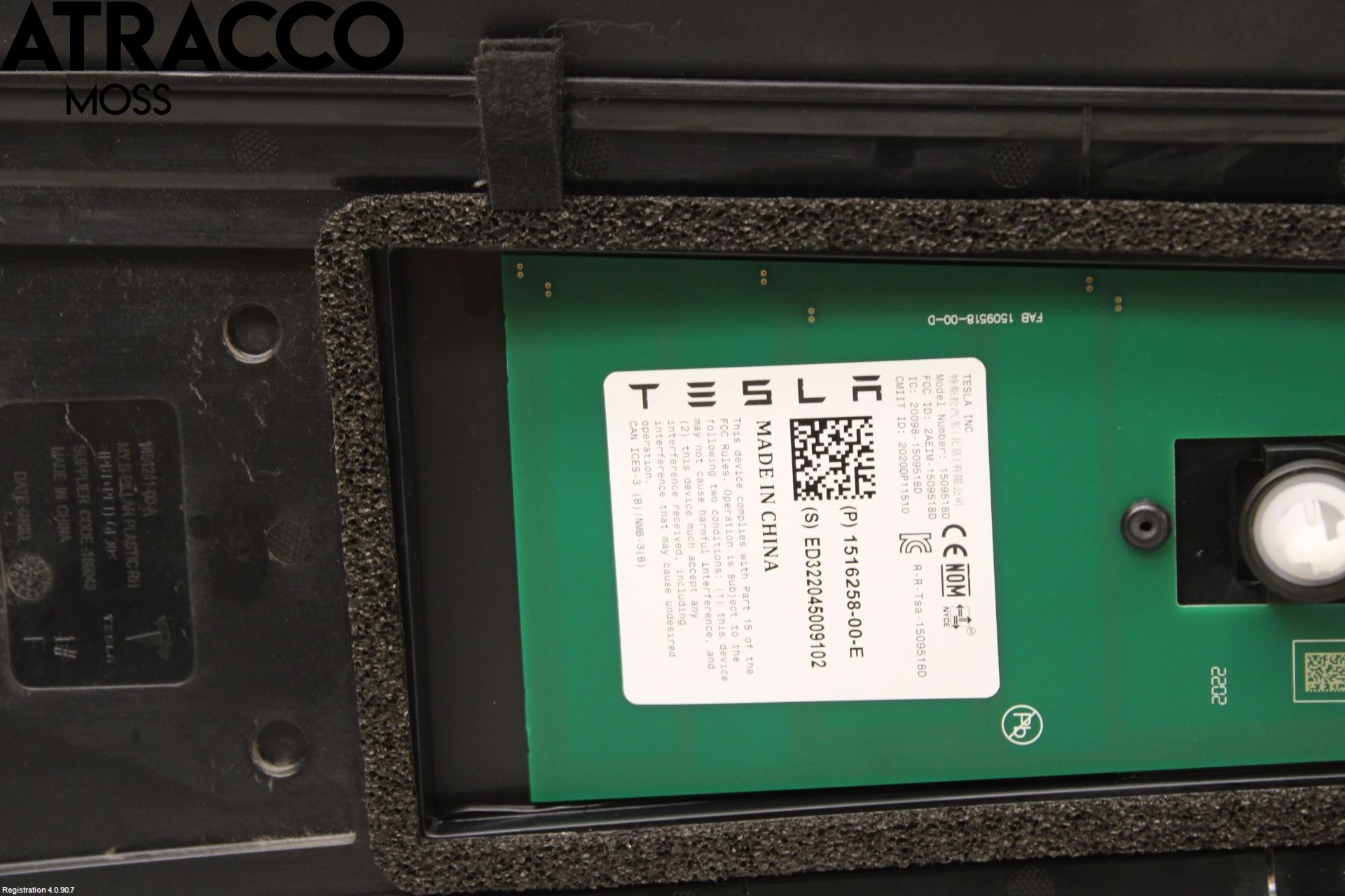 Tesla MODEL Y 21- Dør Dekorlist Hf