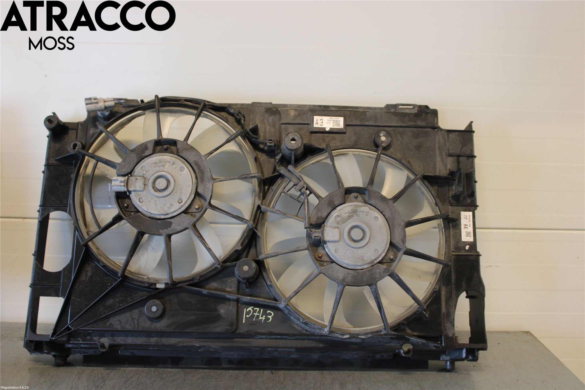 Toyota AURIS 13-19 Kjølevifte Elektrisk