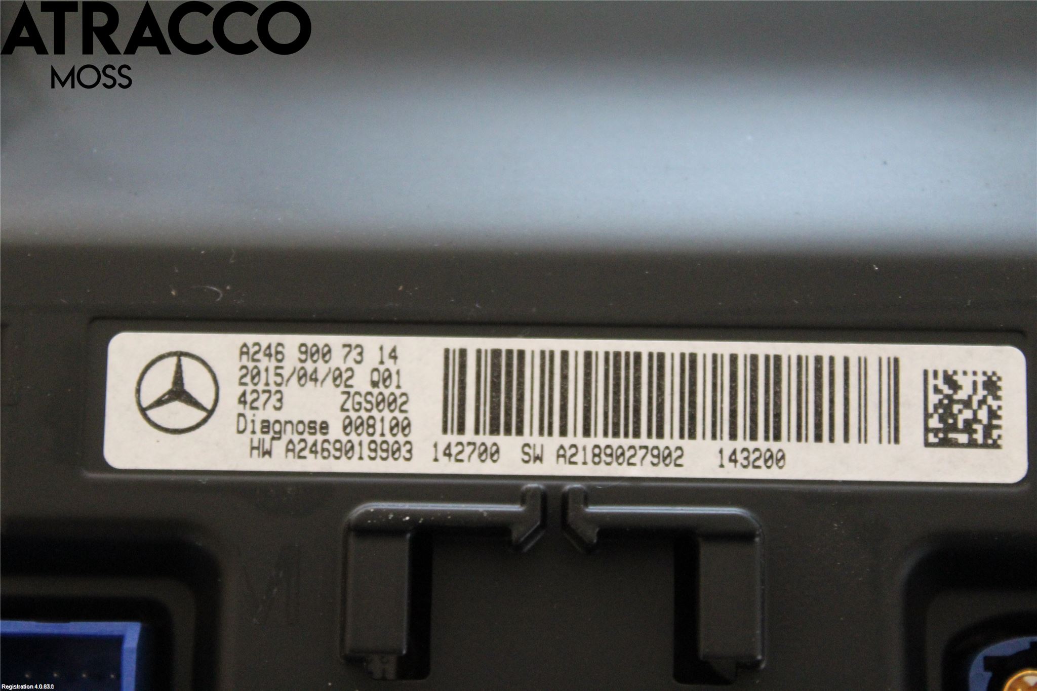 Mercedes-Benz MB B-KLASS (W246/W242) 12-19 Instr Skjerm Dvd-Gps-Ac-Tlf