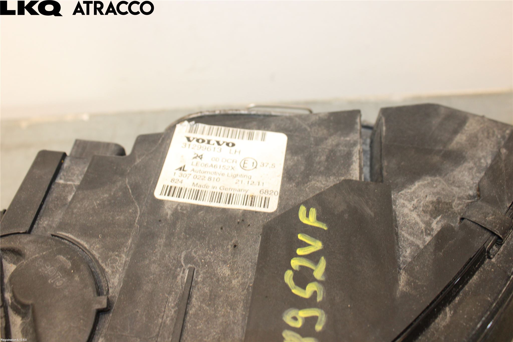 Volvo V50 08-12 Frontlykt Venstre