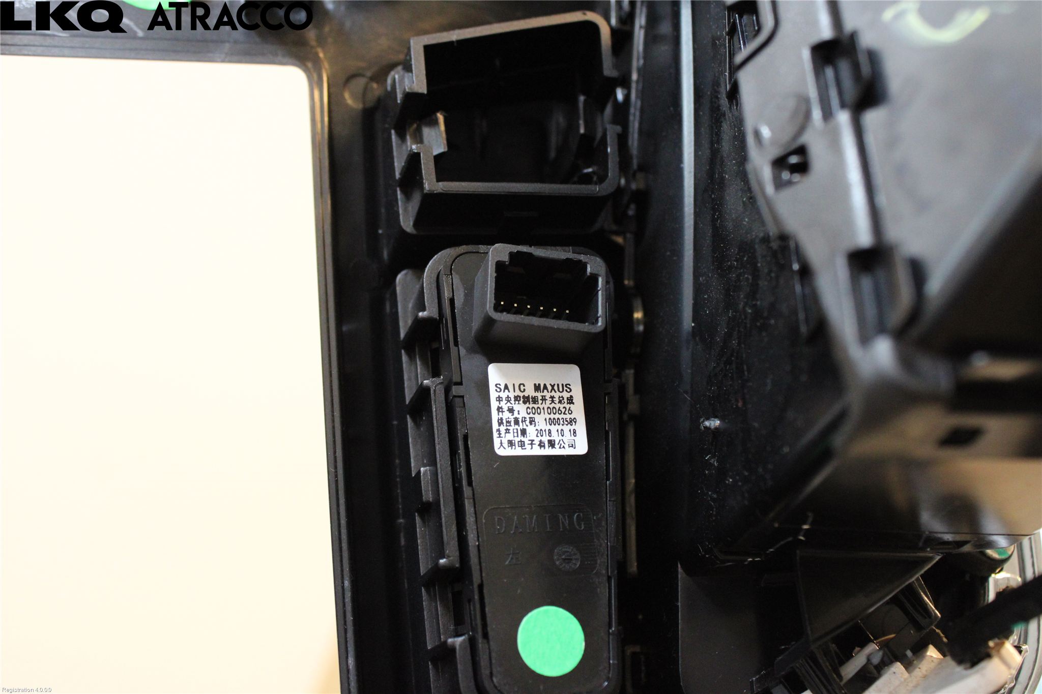 Maxus EV80 19- Dashbord Kanal - Dyse
