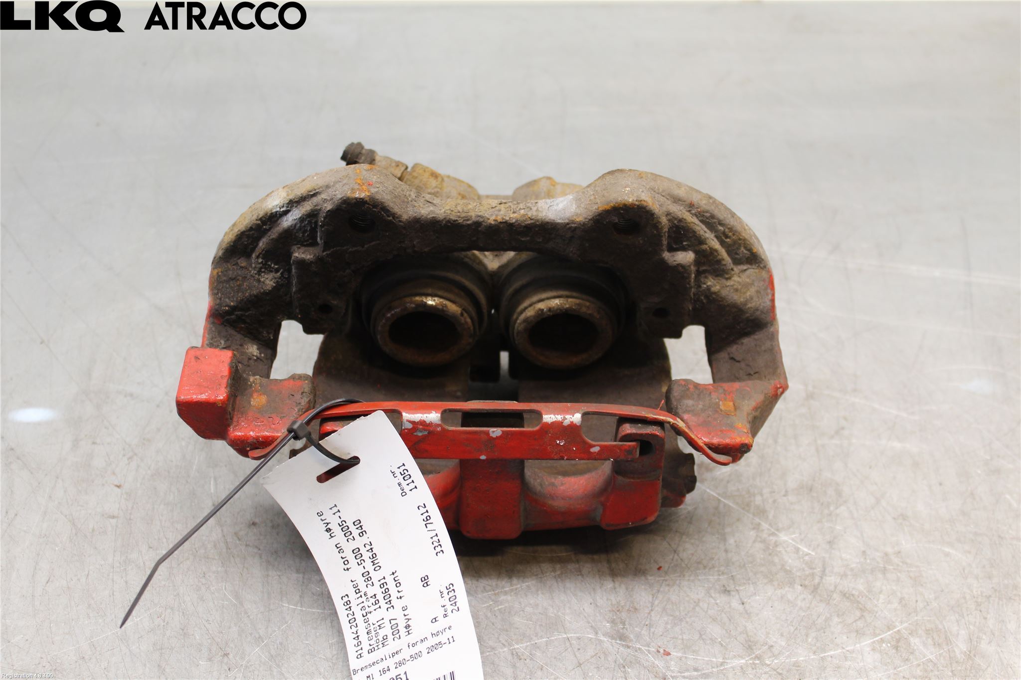 Mercedes-Benz MB ML (W164) 05-11 Bremsecaliper Foran Høyre