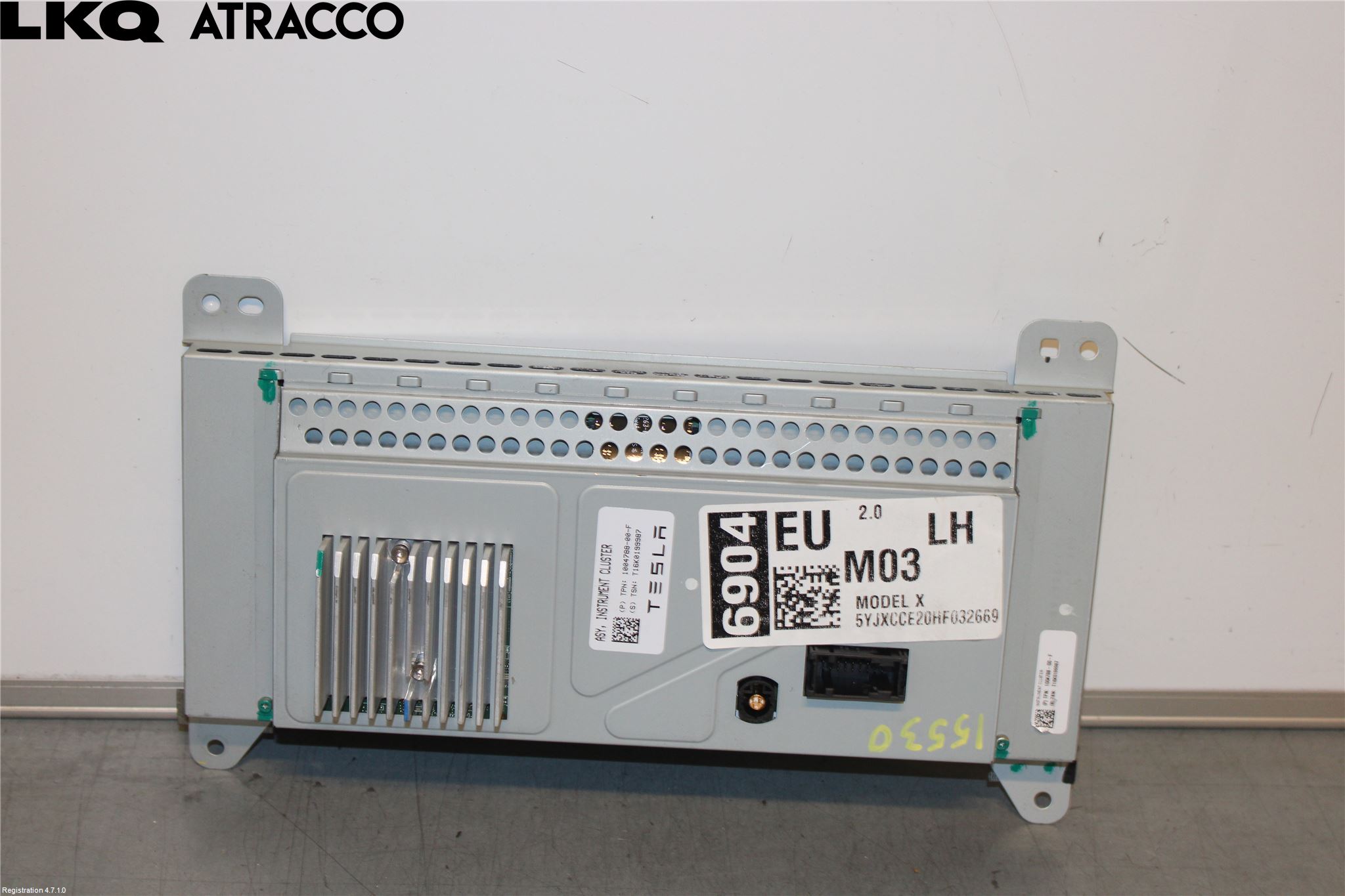 Tesla MODEL X 16- Instr Kombinert