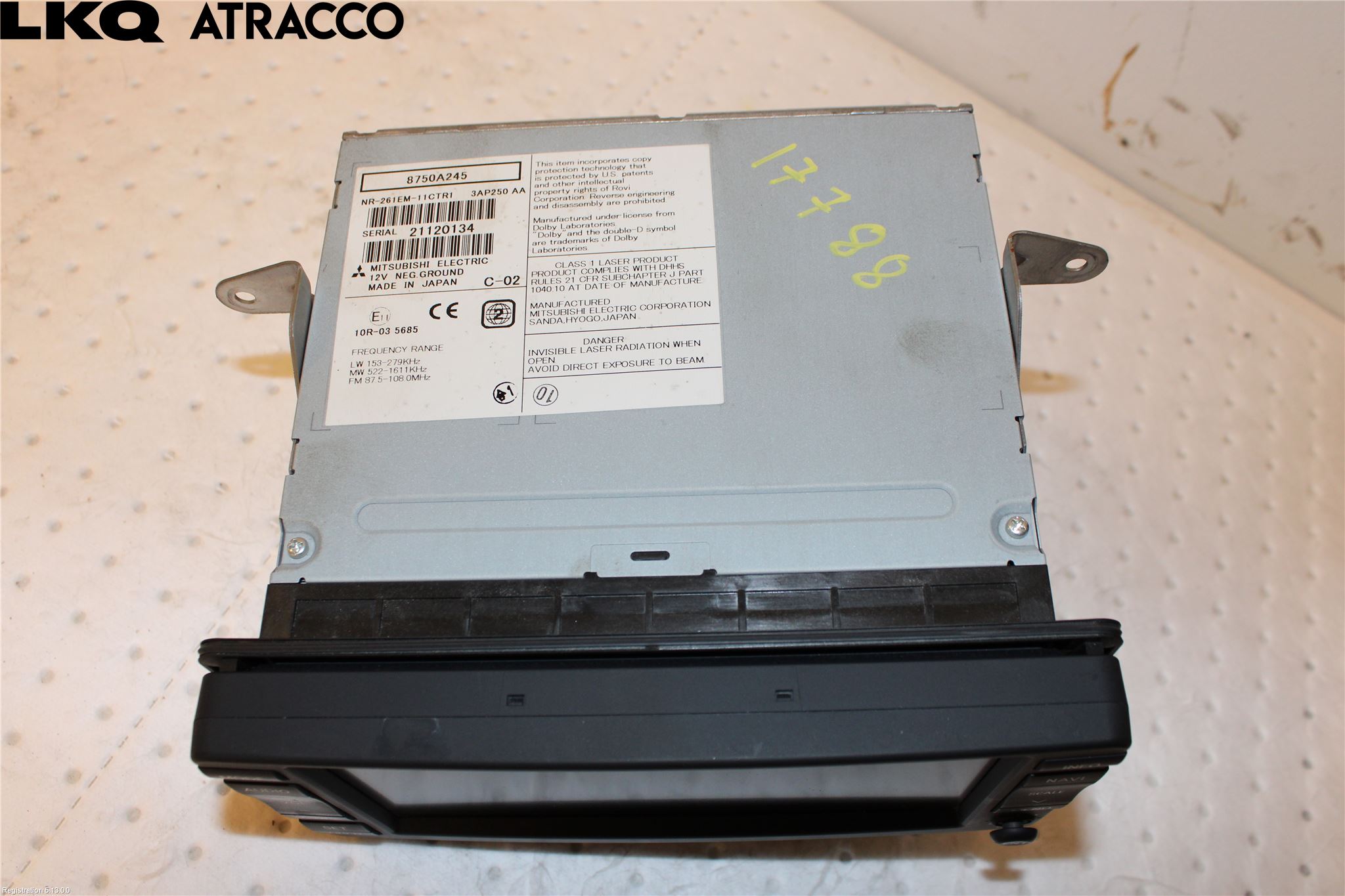 Citroen C4 GRAND PICASSO 07-13 Stereo Radio