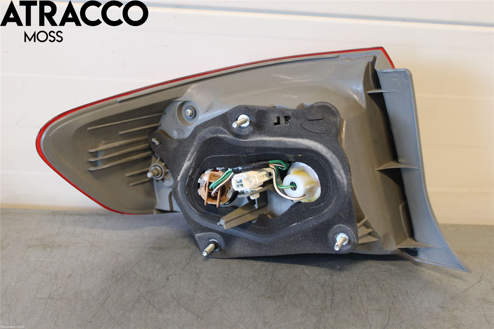 Toyota COROLLA 08-12 Baklykt Høyre  På Luke(Indre)