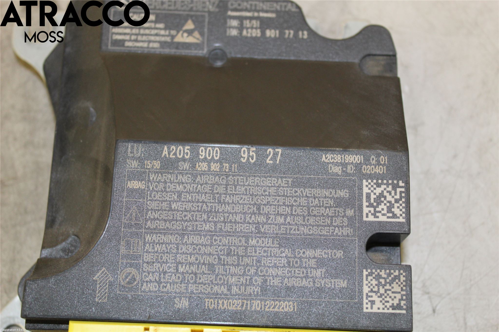 Mercedes-Benz MB C-KLASS (W205) 14-21 Styreenhet Øvrig