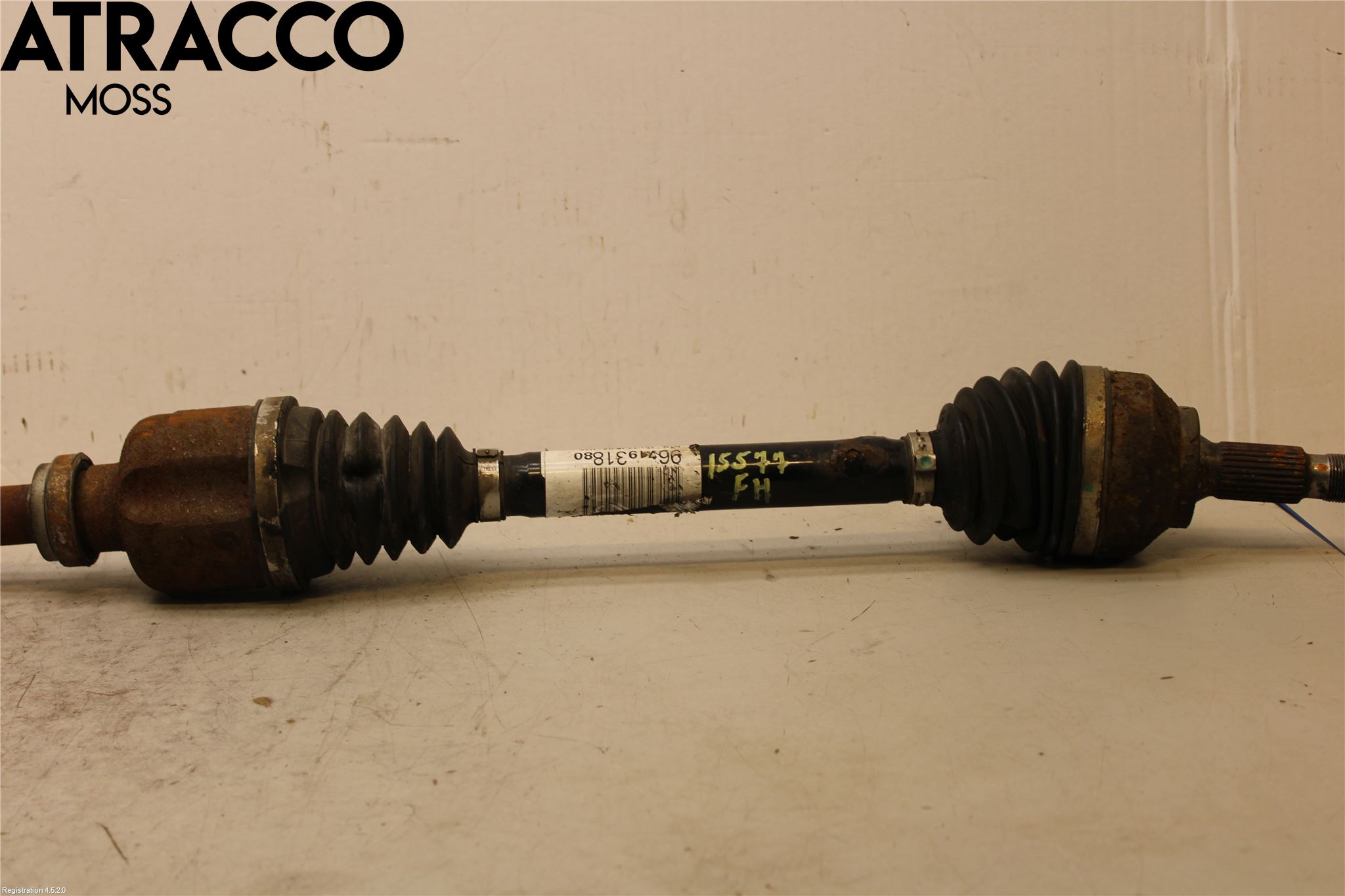 Peugeot 508 11-18 Drivaksel Foran Kompl Høyre