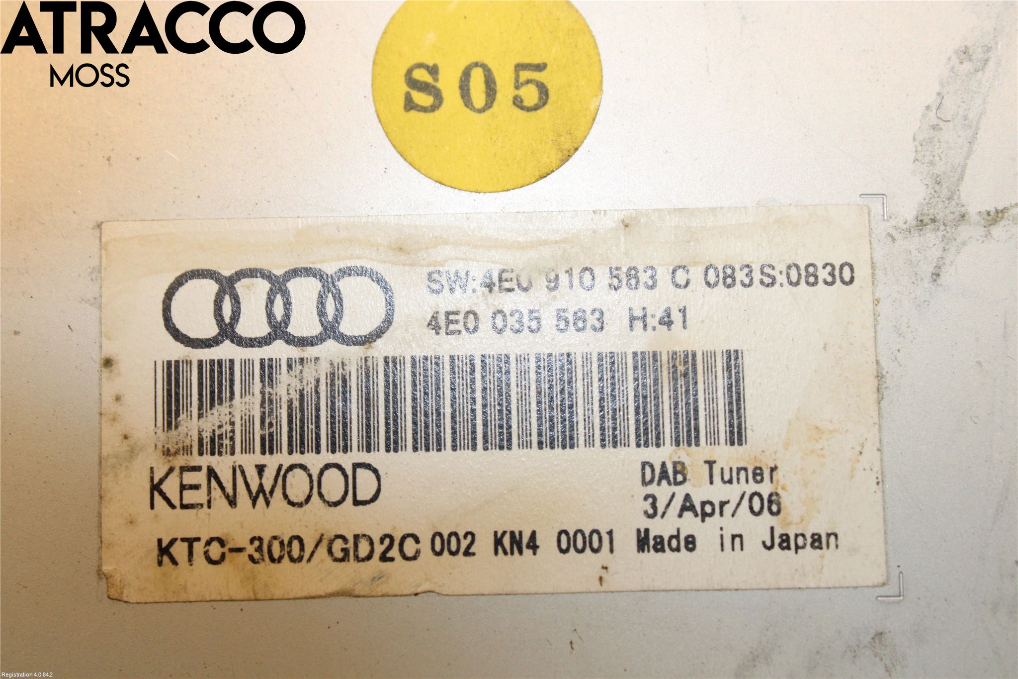 Audi A6/S6     05-11 Stereo Radio Øvrig