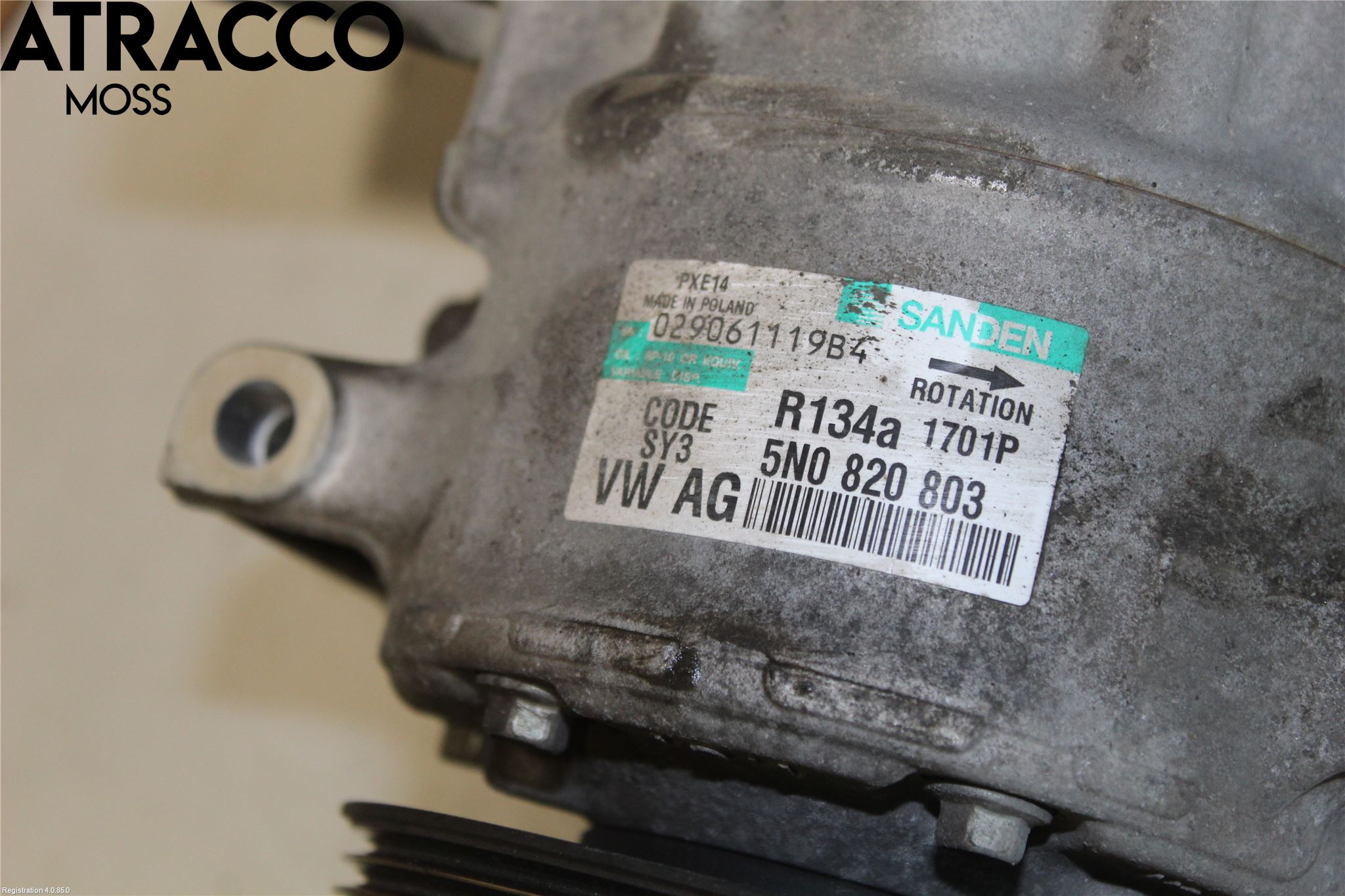 Volkswagen VW PASSAT 05-11 Varme Ac Kompressor