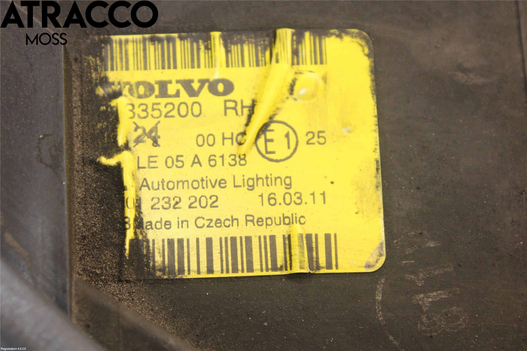 Volvo C30 07-10 Frontlykt Høyre