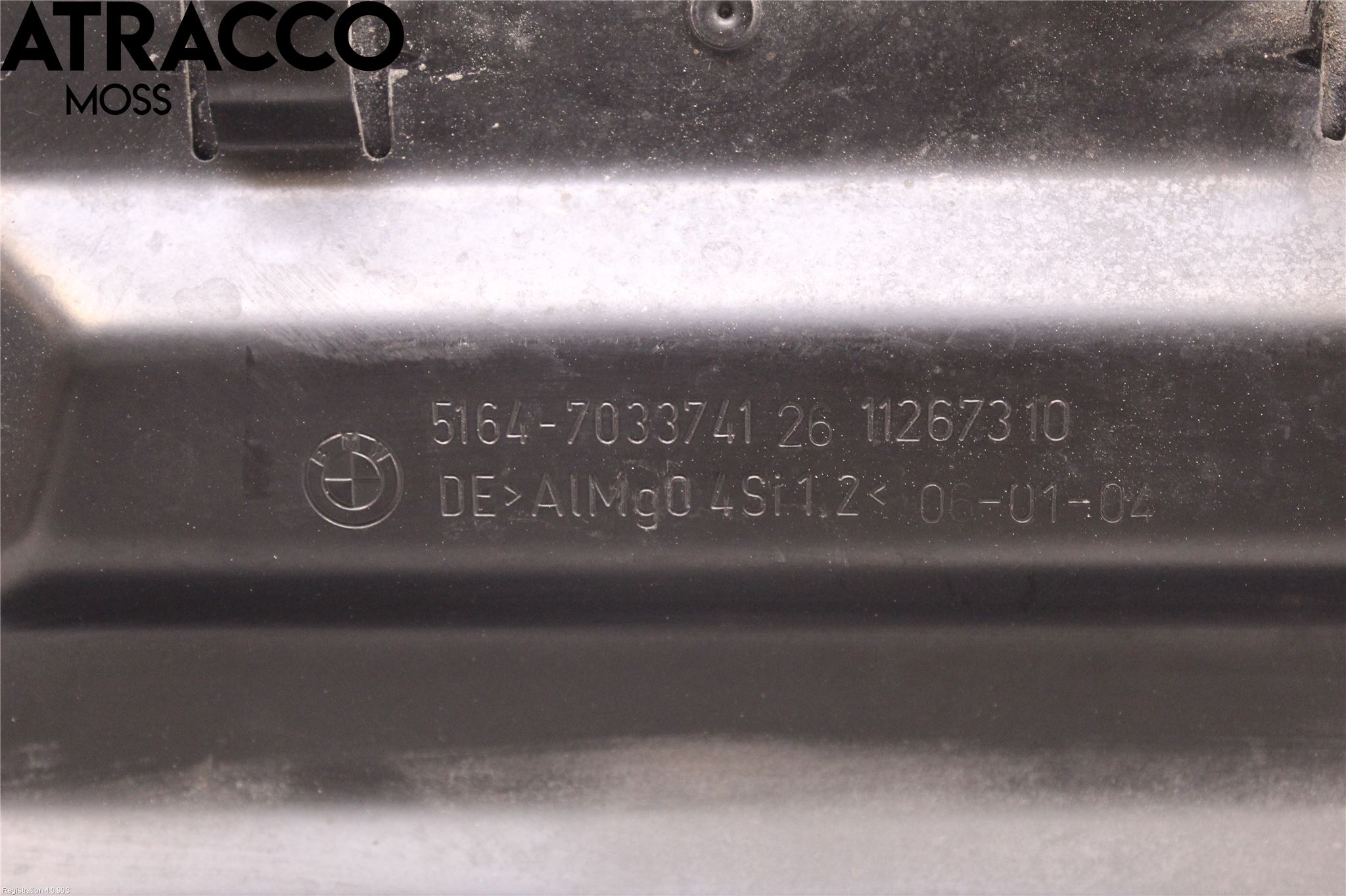 BMW 5 E60/61 Sed/Tou 02-10 Panserlåsplate-Bjelke