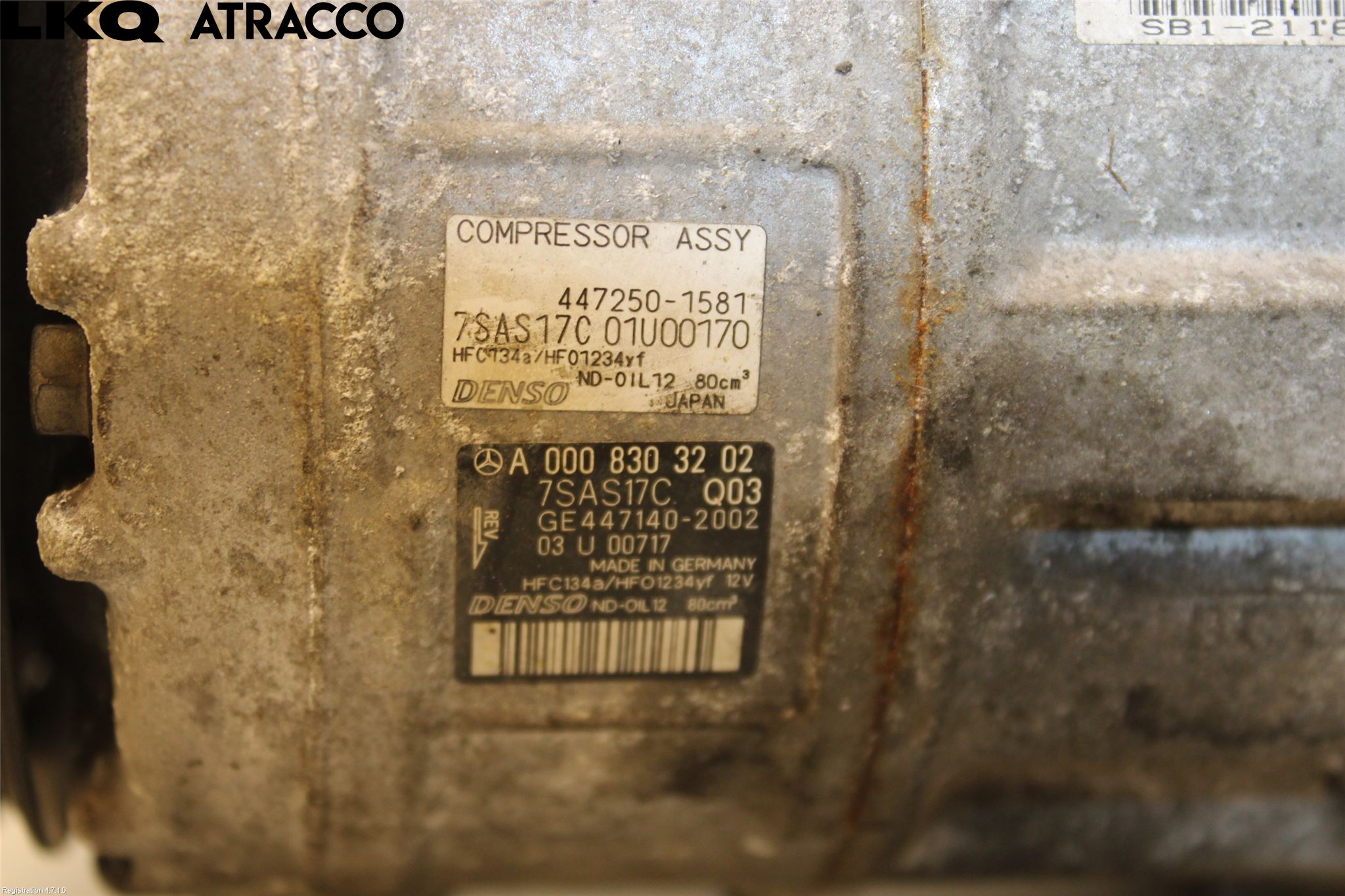 Mercedes-Benz MB E-KLASS (W213) 16-23 Varme Ac Kompressor