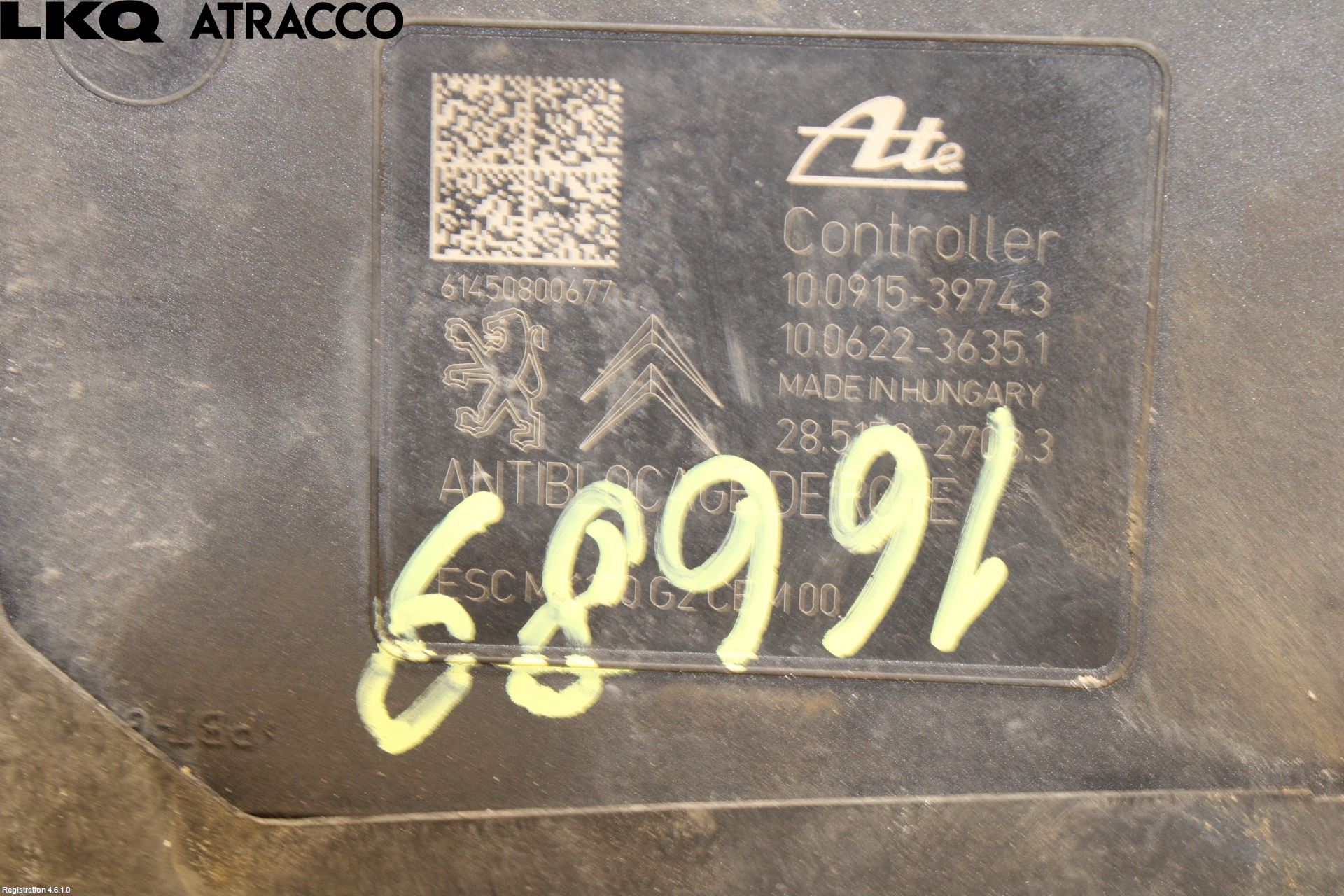 Peugeot 2008 13-20 Abs Hydraulikkaggregat