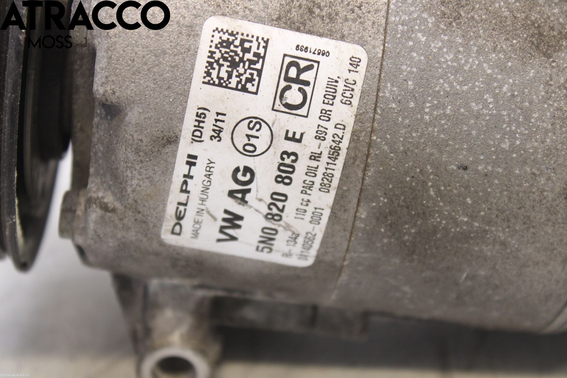 Volkswagen VW GOLF VI 09-13 Varme Ac Kompressor