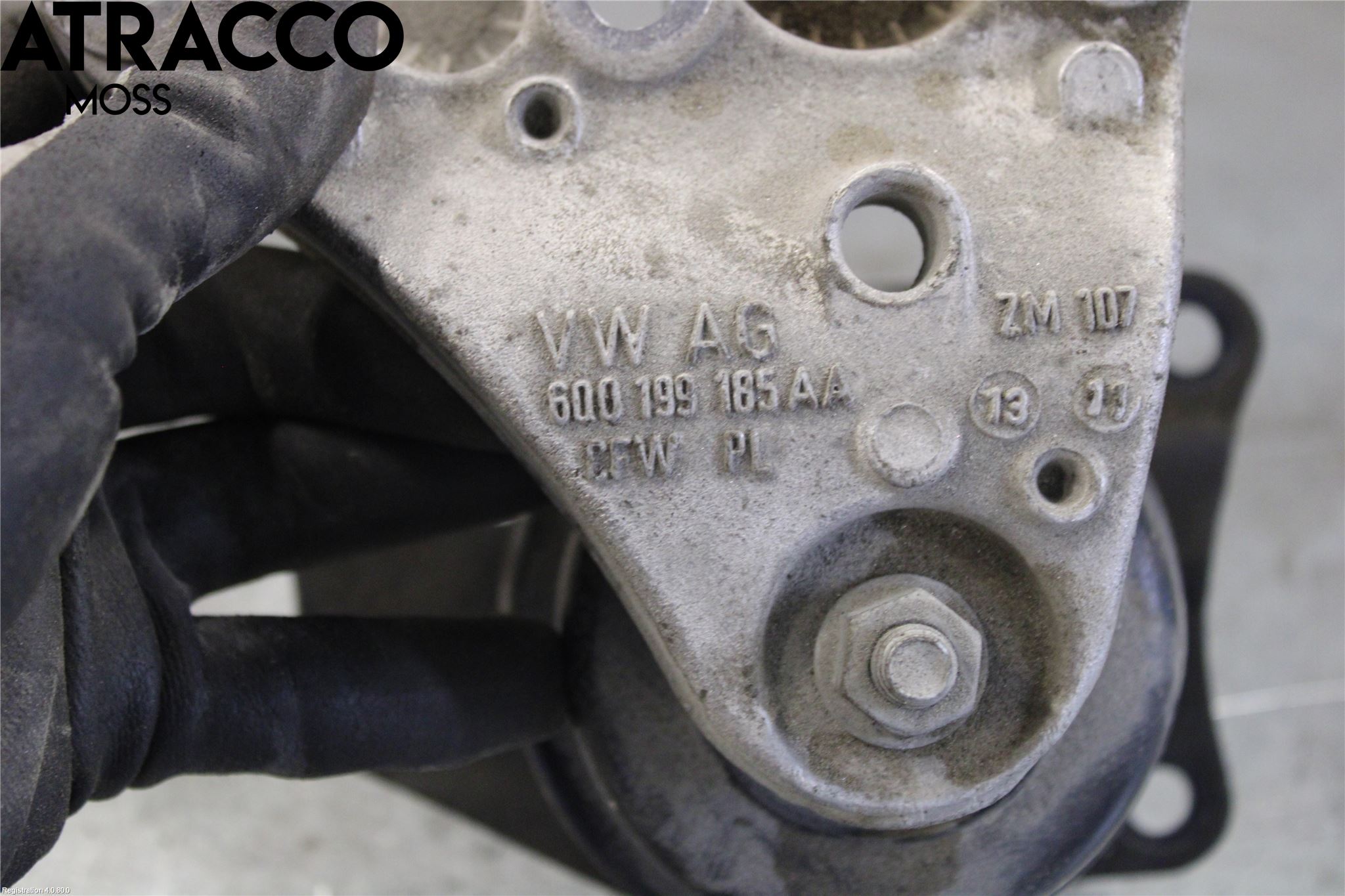 Audi A1/S1 11-18 Motor Feste Gummi