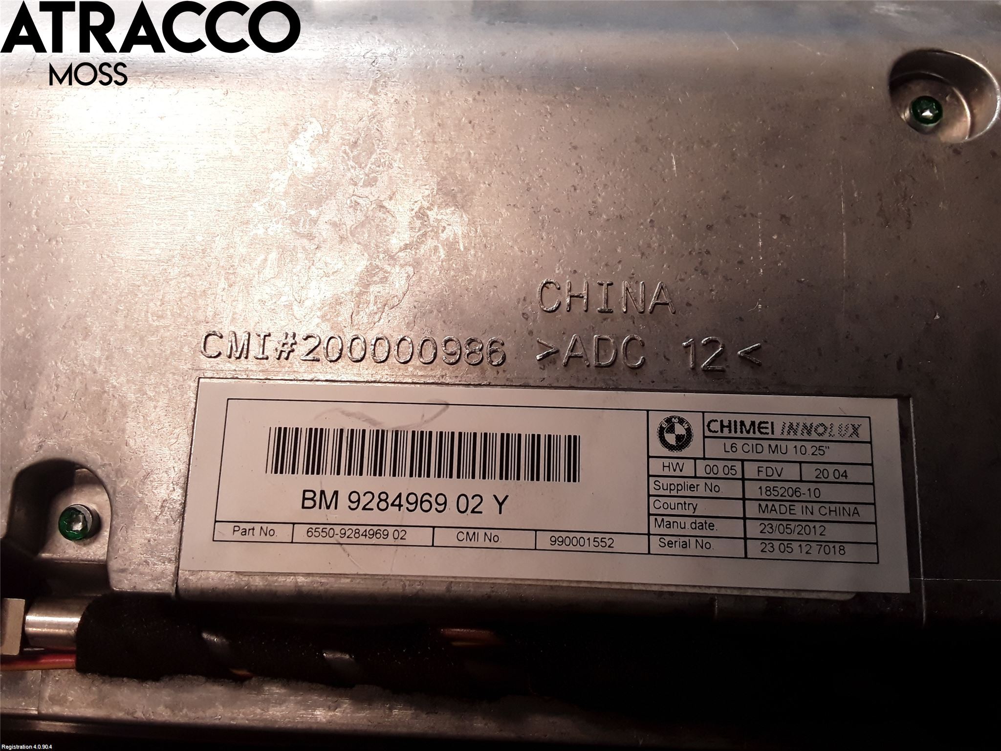 BMW 7 F01/02/03/04 09-15 Multifunktionsdisplay