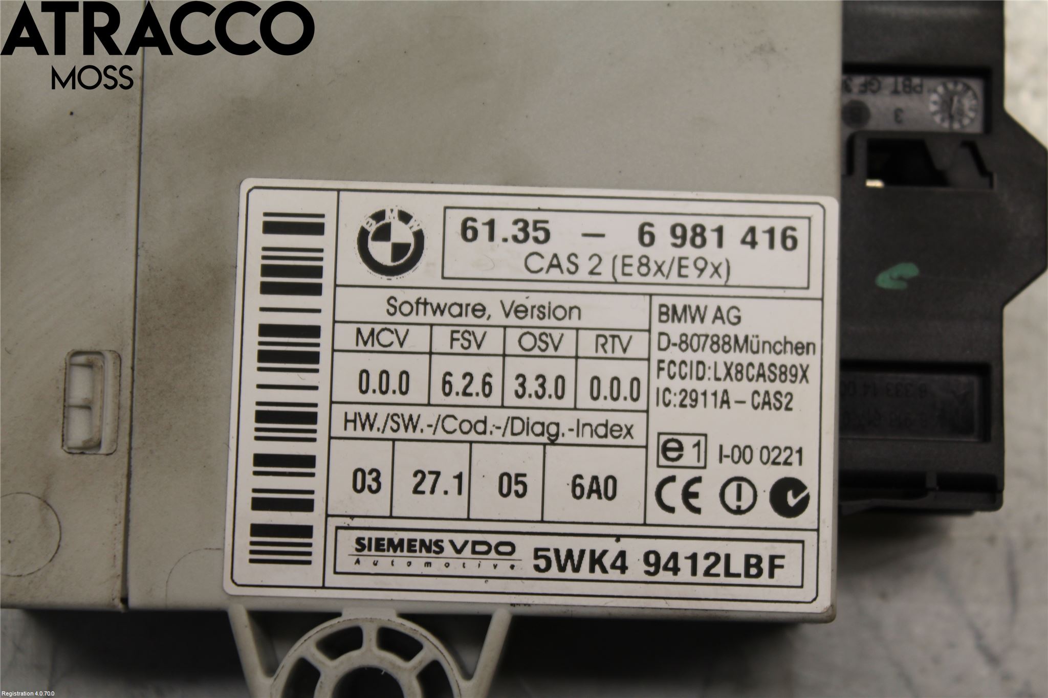 BMW 3 E90/91 SED/TOU 05-12 Styreenhet Øvrig