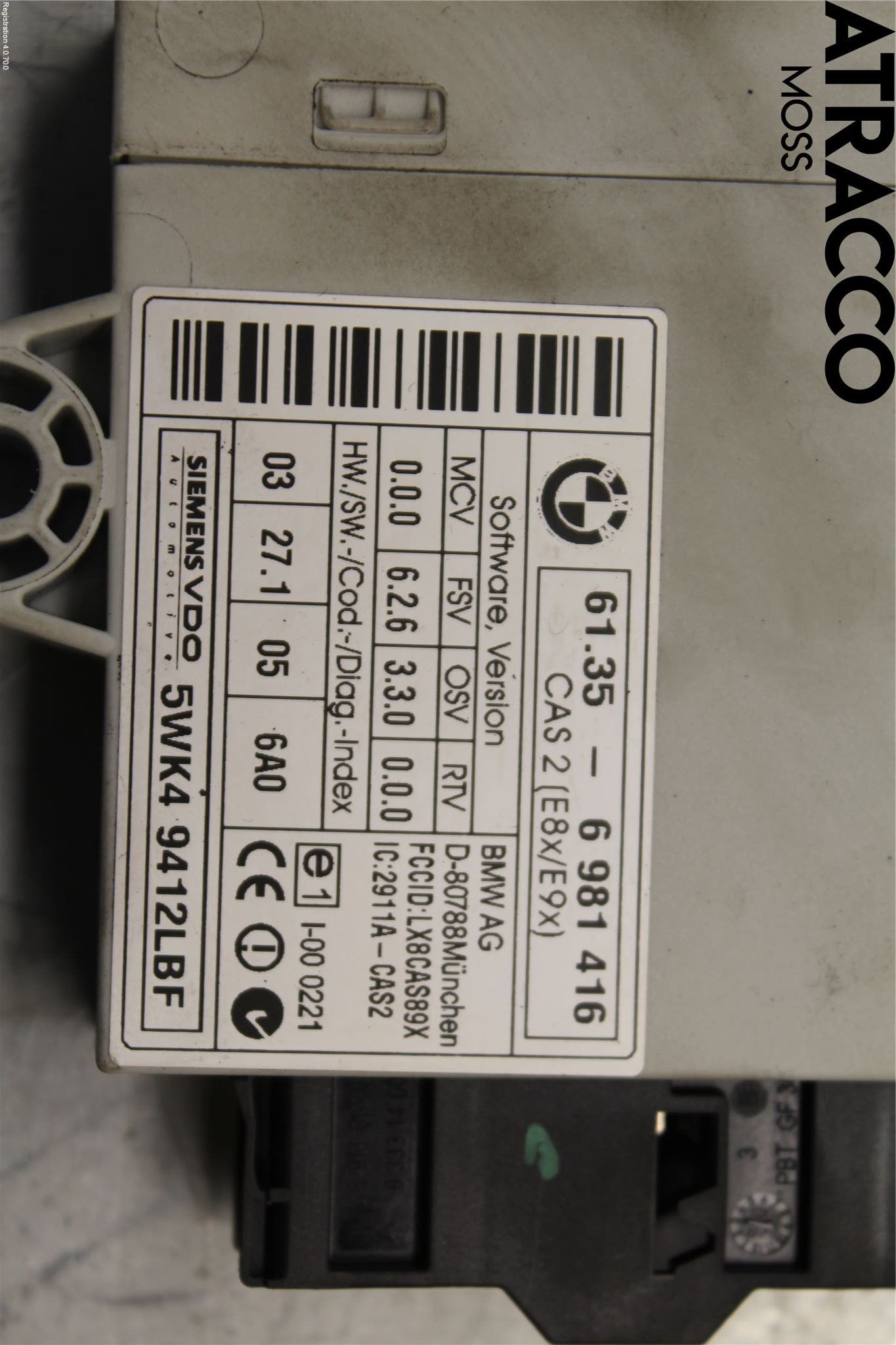 BMW 3 E90/91 SED/TOU 05-12 Styreenhet Øvrig