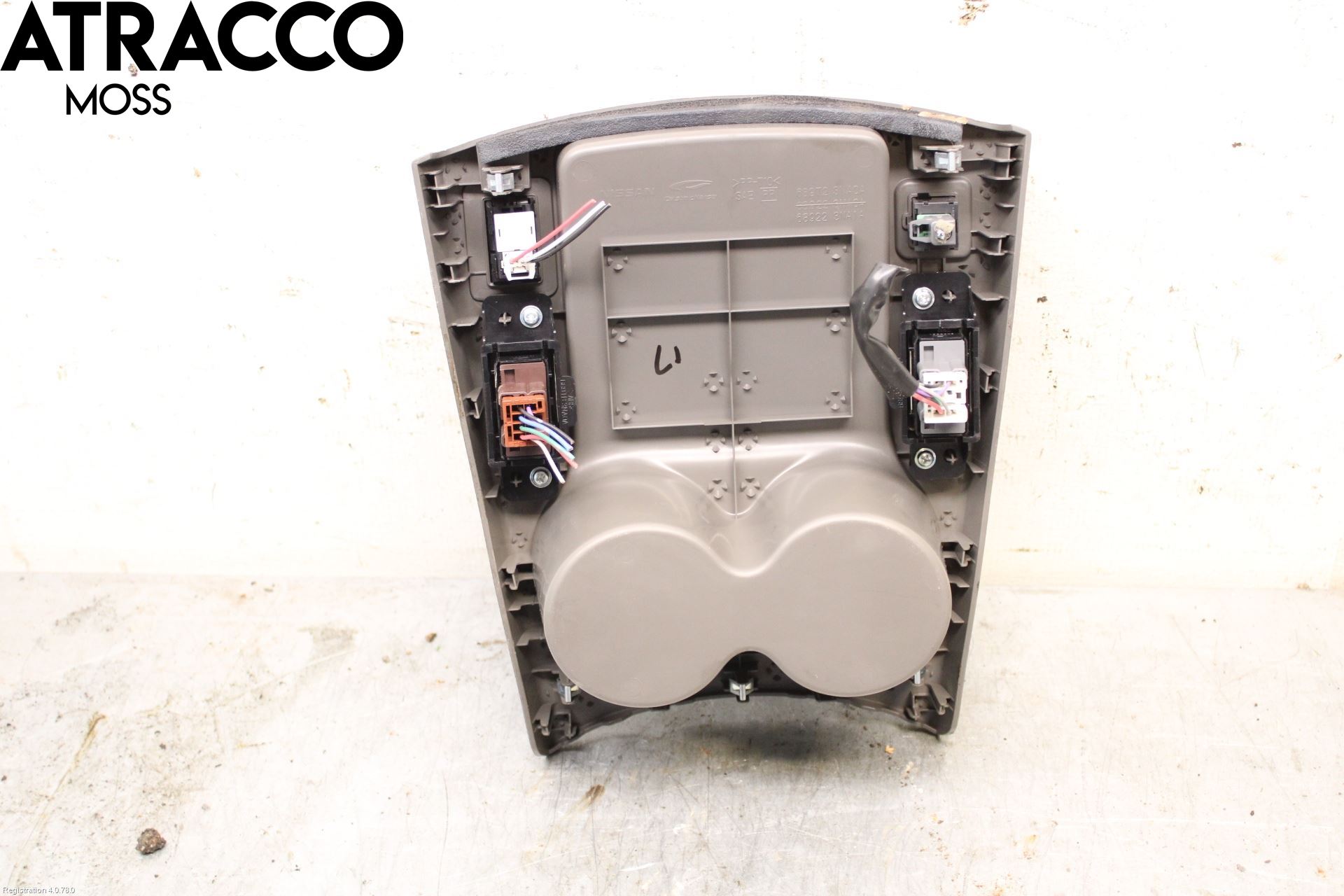 Nissan LEAF 11-17 Innr Konsoll-Lomme