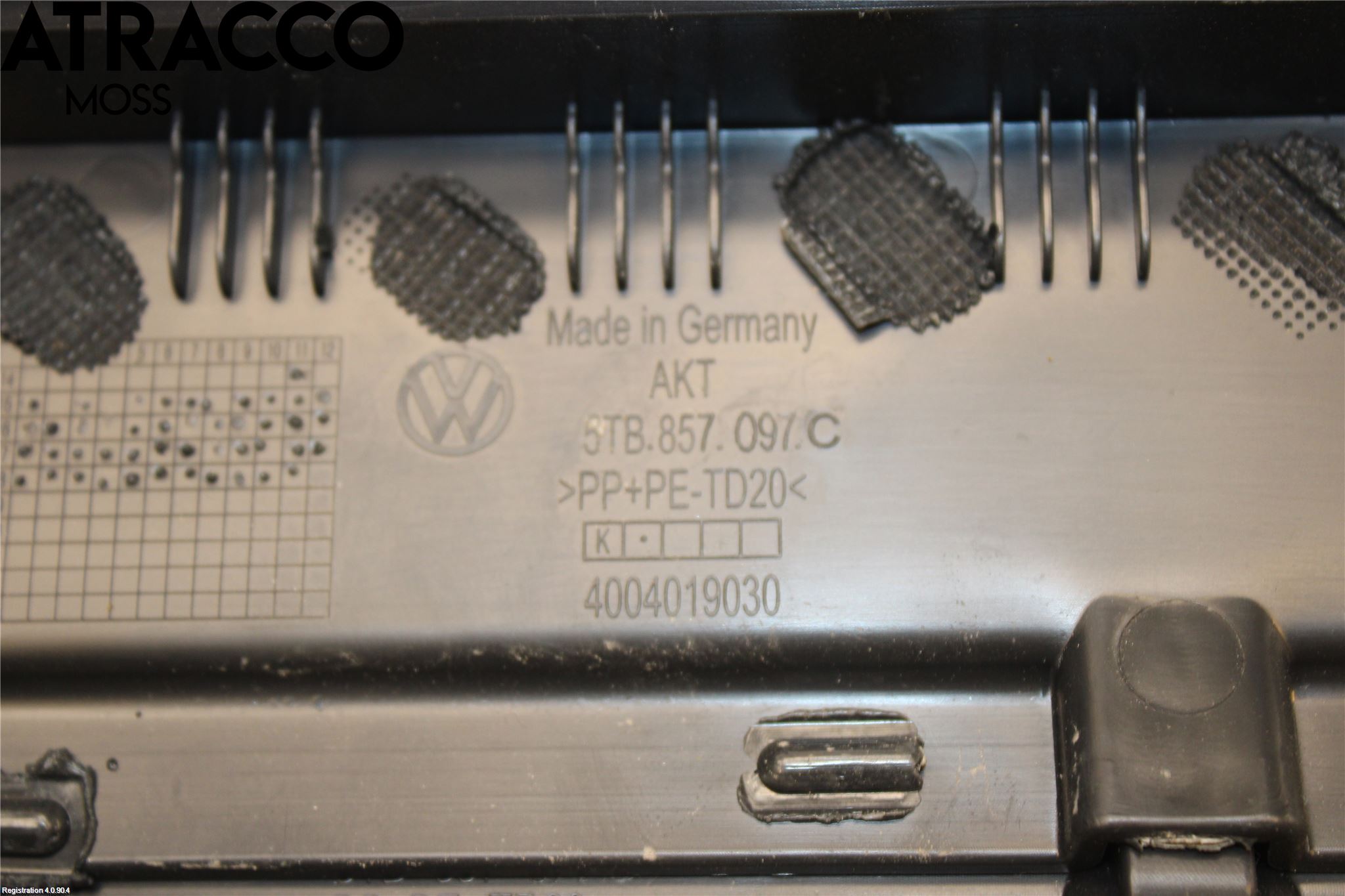 Volkswagen VW TOURAN 16- Innr Konsoll-Lomme