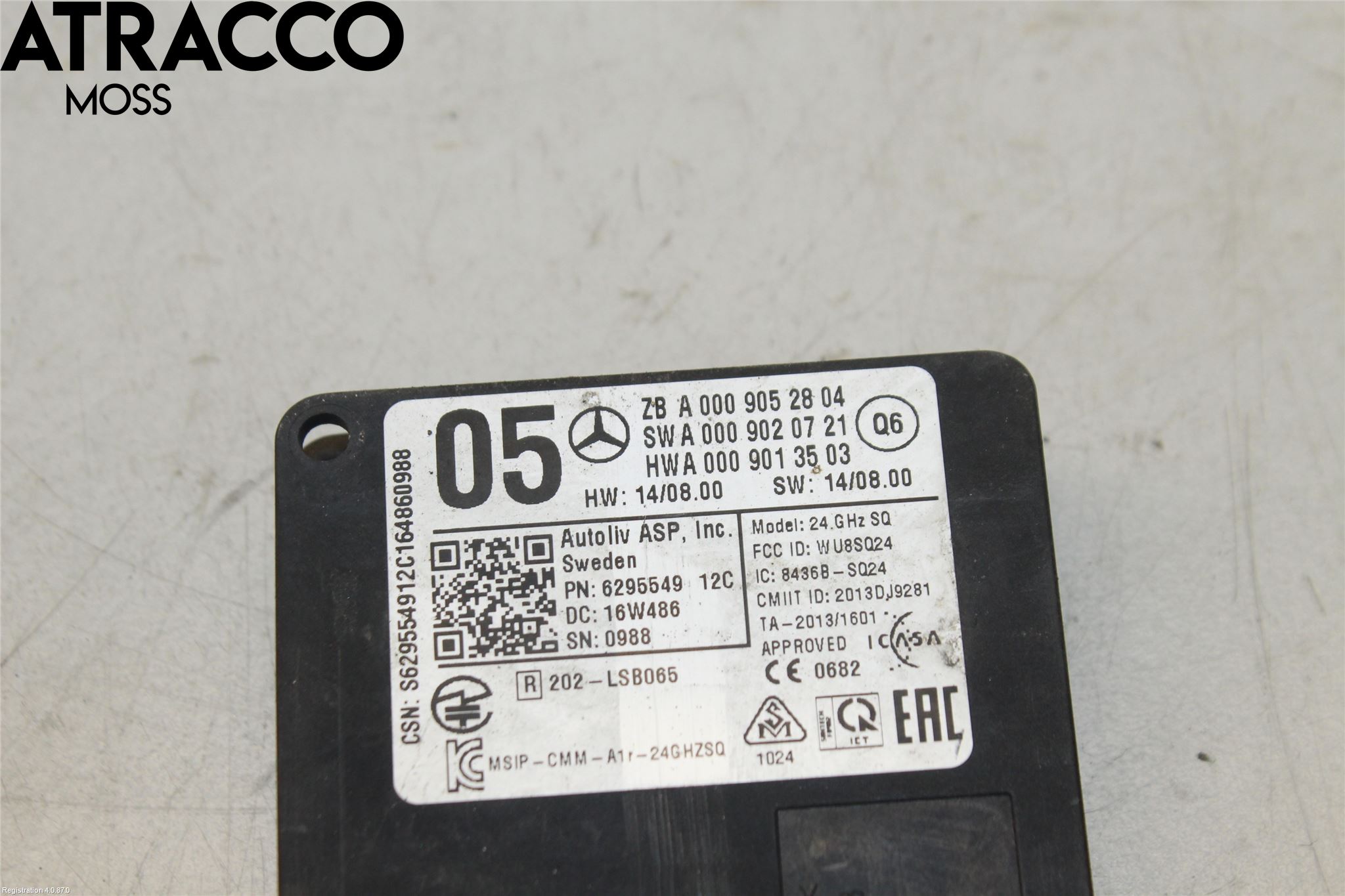 Mercedes-Benz MB C-KLASS (W205) 14-21 Sensor Parkering Front