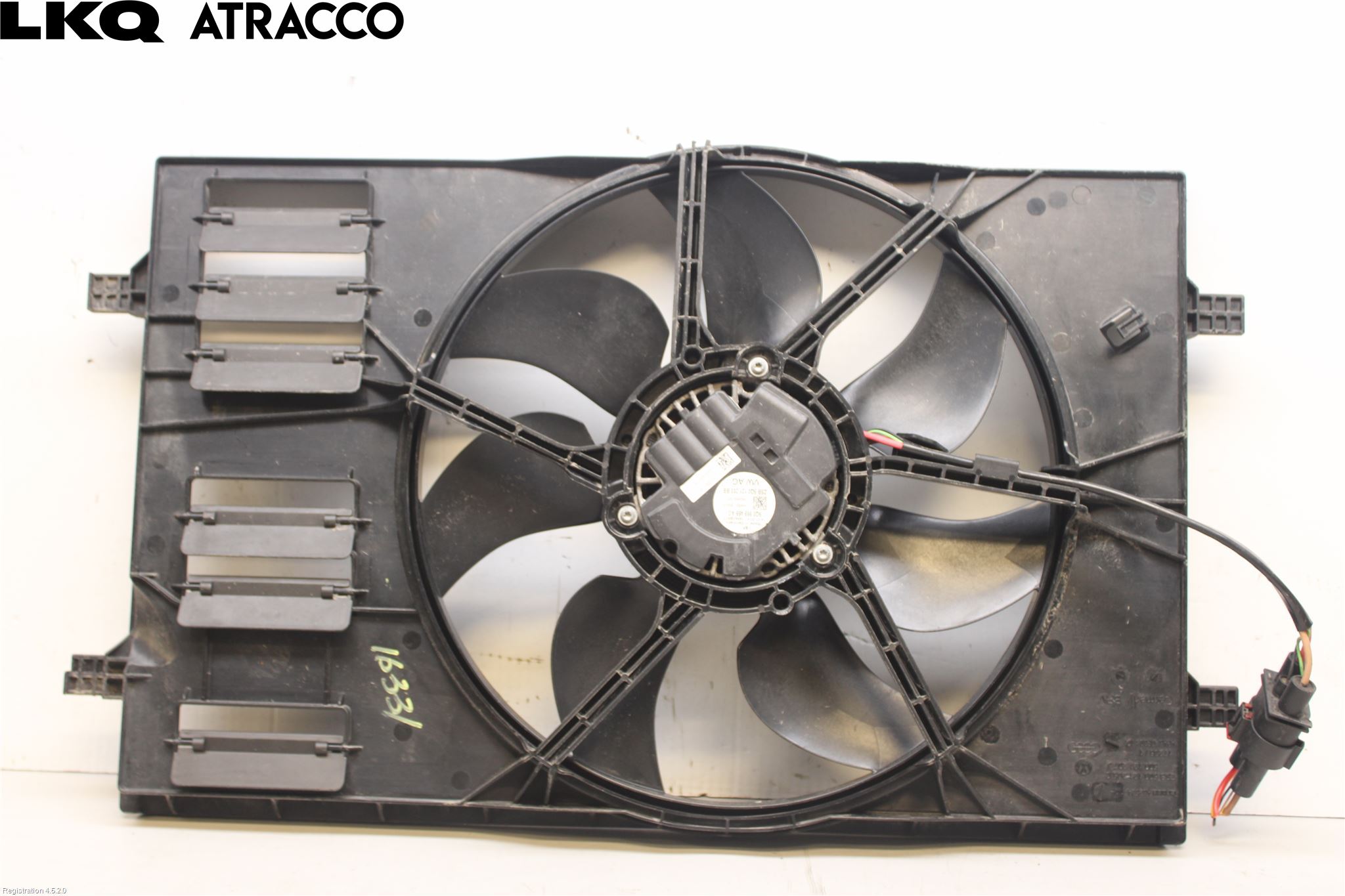 Volkswagen VW GOLF / E-GOLF VII 13-20 Kjølevifte Elektrisk