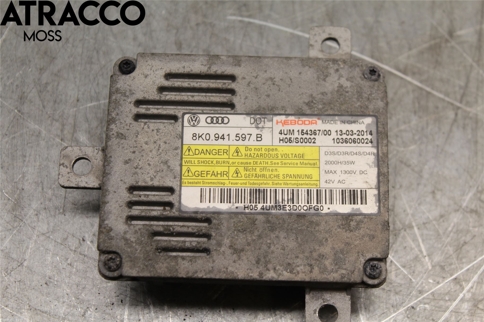 Audi A3/S3 8V 13-20 Styreenhet Xenon