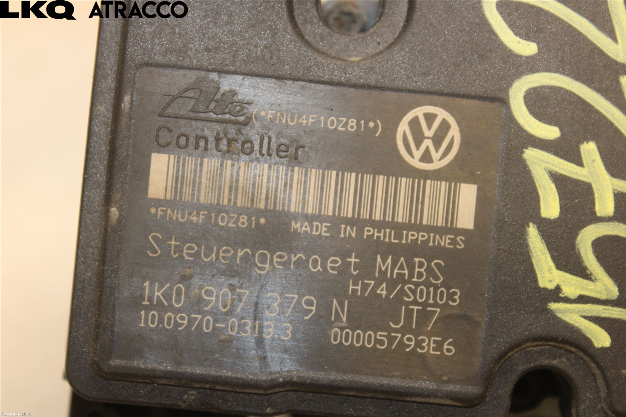 Volkswagen VW GOLF V 04-09 Abs Hydraulikkaggregat