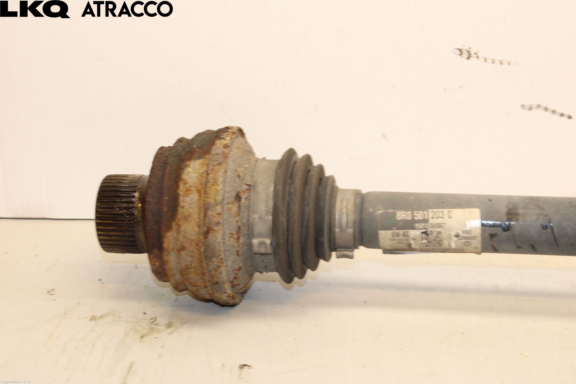 Audi A6 ALLROAD 12-18 Drivaksel Bak Kompl Høyre