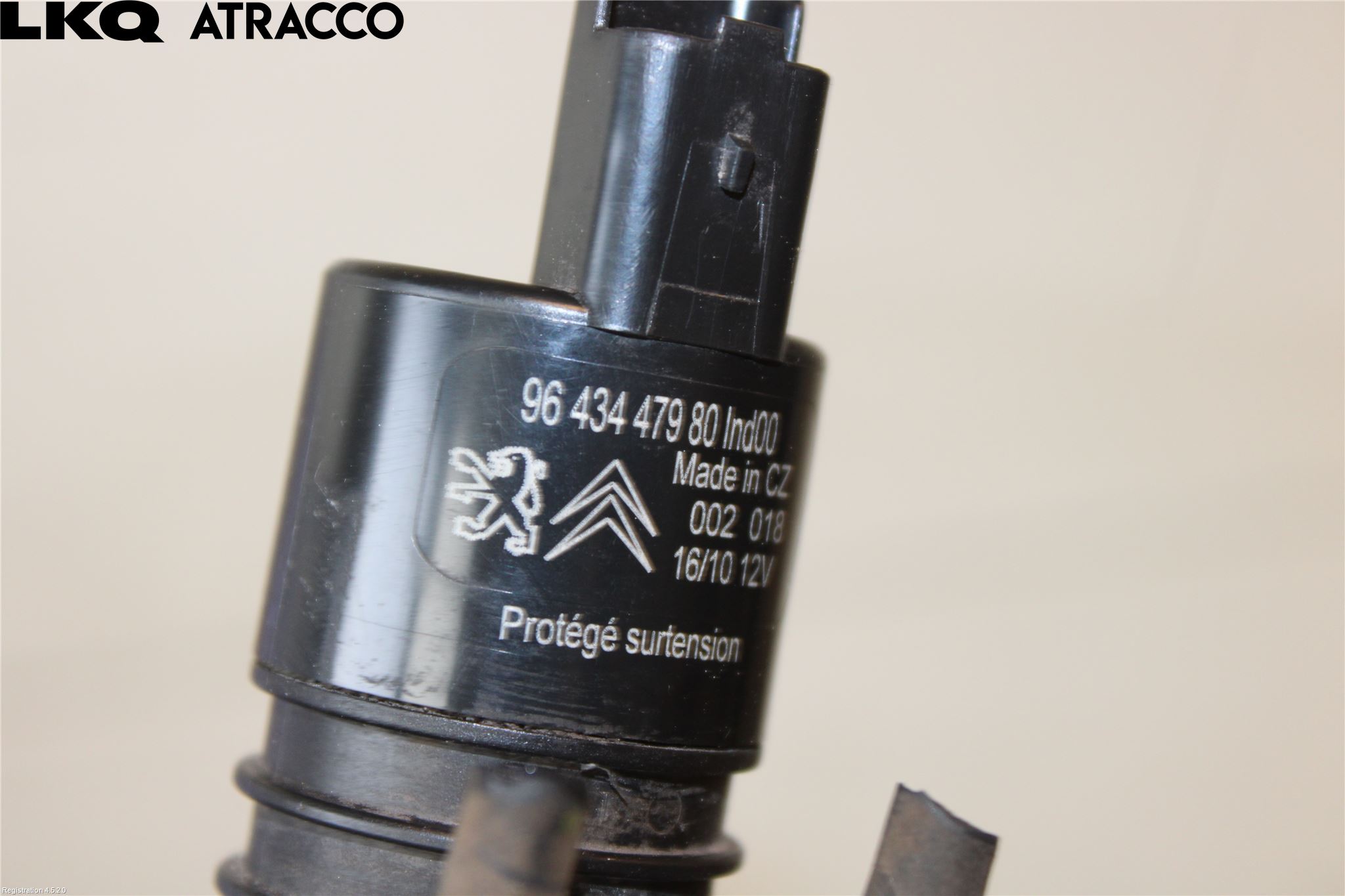 Peugeot 3008 09-16 Spylerpumpe Frontrute