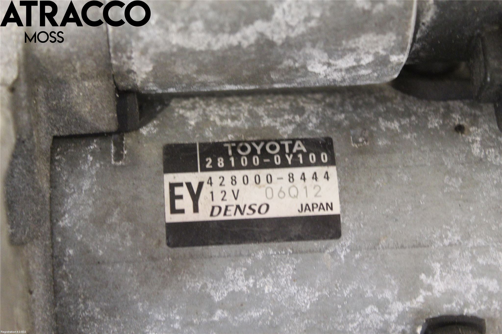 Toyota YARIS XP130 12-14 Startmotor