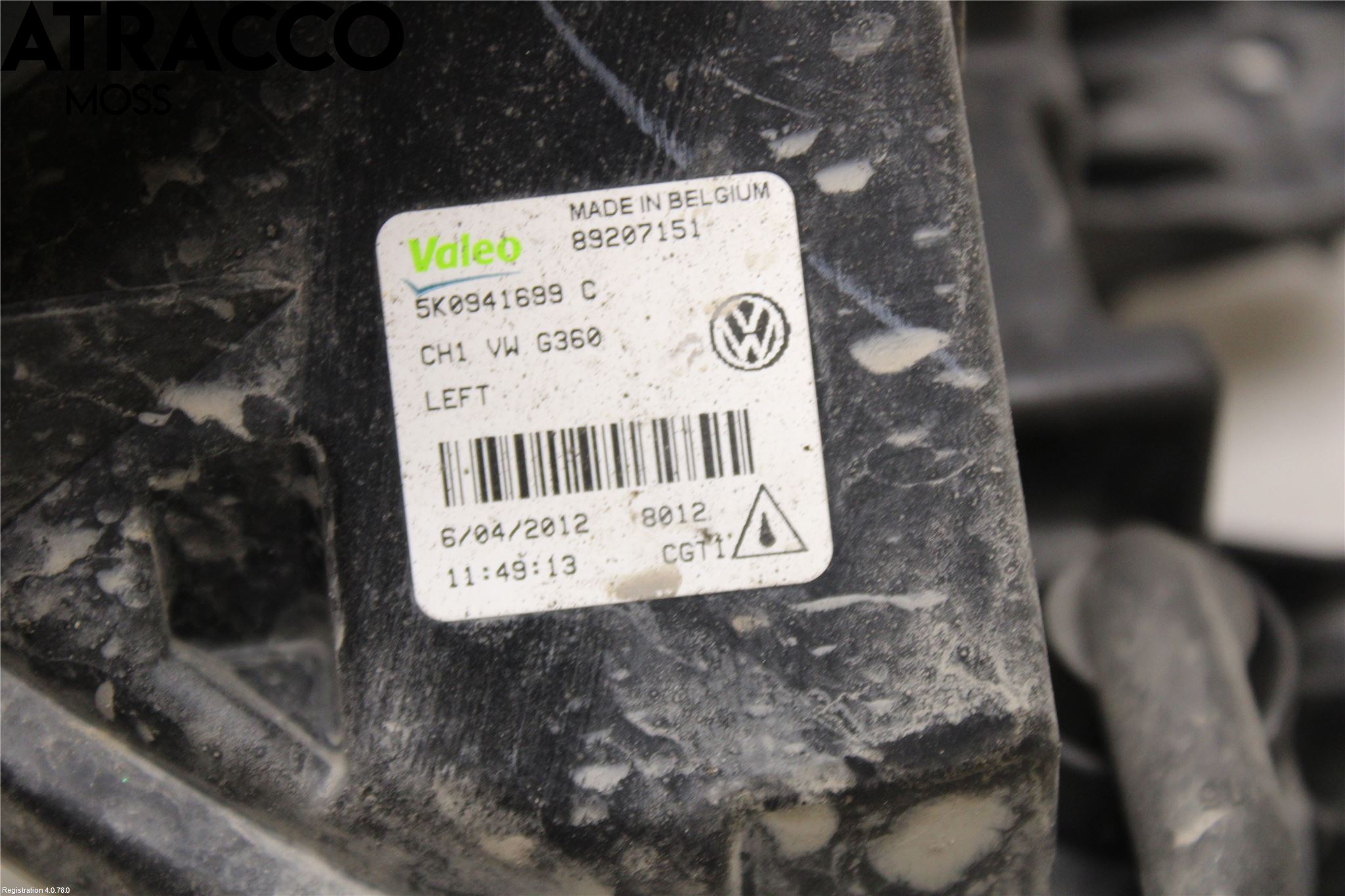 Volkswagen VW GOLF VI 09-13 Frontlykt-Kurve-Tåkelys