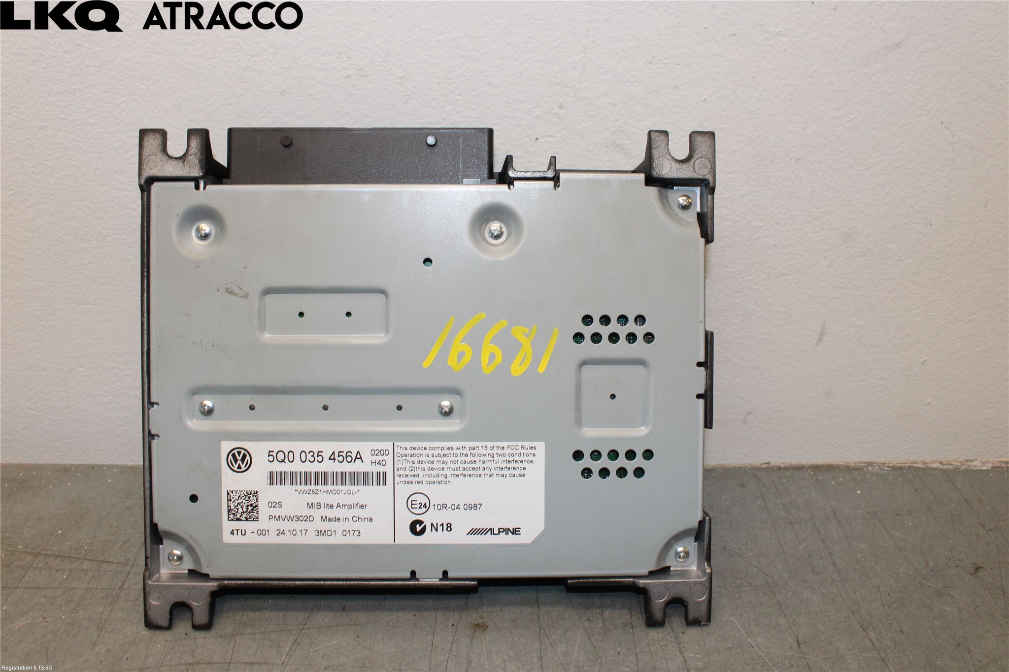 Volkswagen VW GOLF / E-GOLF VII 13-20 Stereo Forsterker