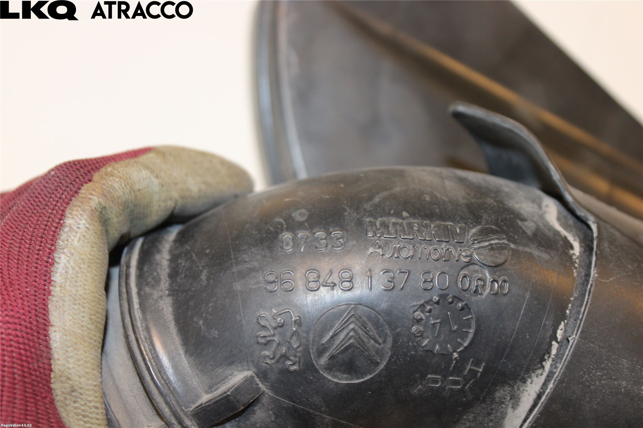 Peugeot 2008 13-20 Forg-Belg-Rør Mot Luftr