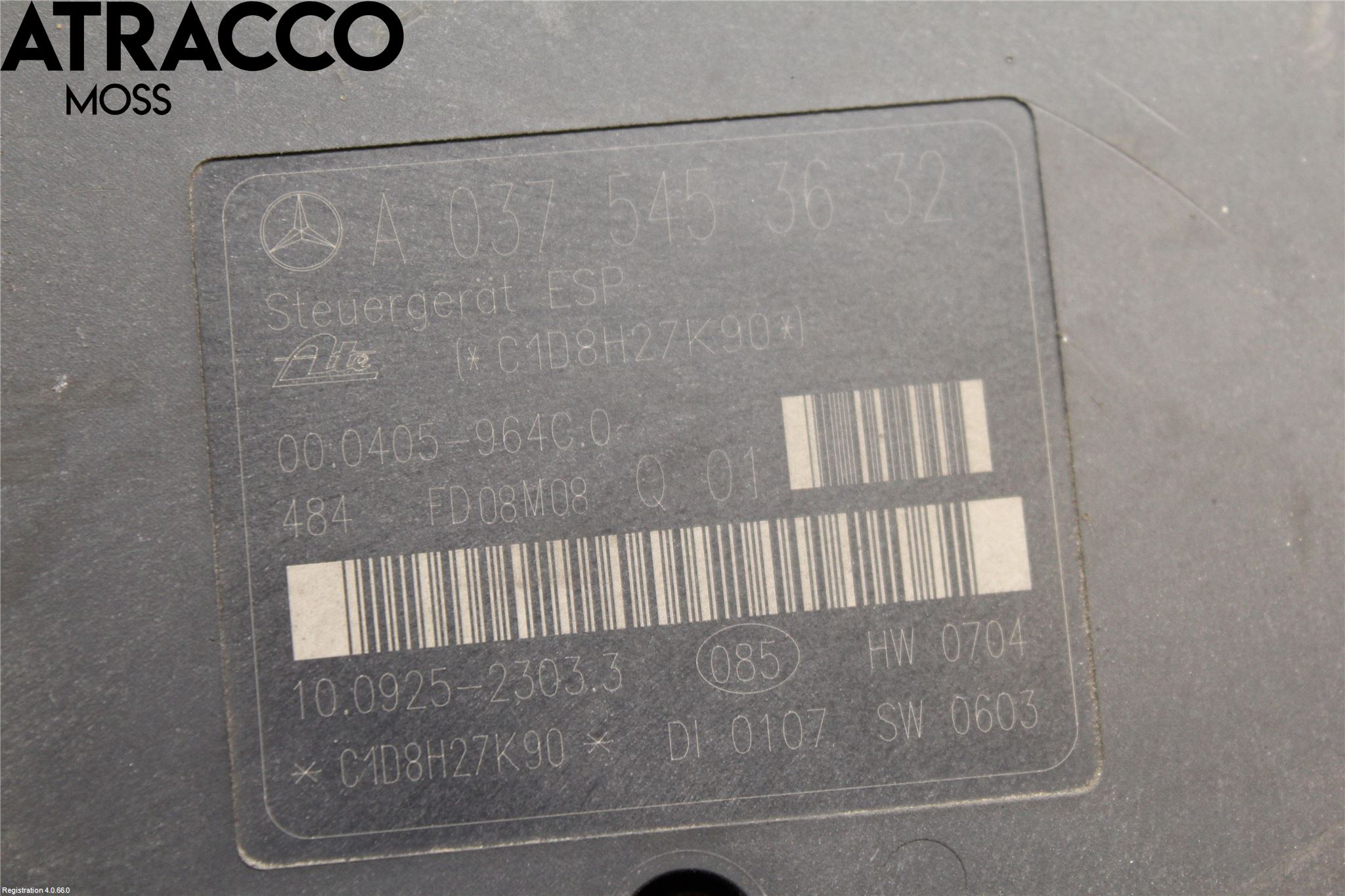 Mercedes-Benz MB CLK (C209) 02-09 Abs Hydraulikkaggregat